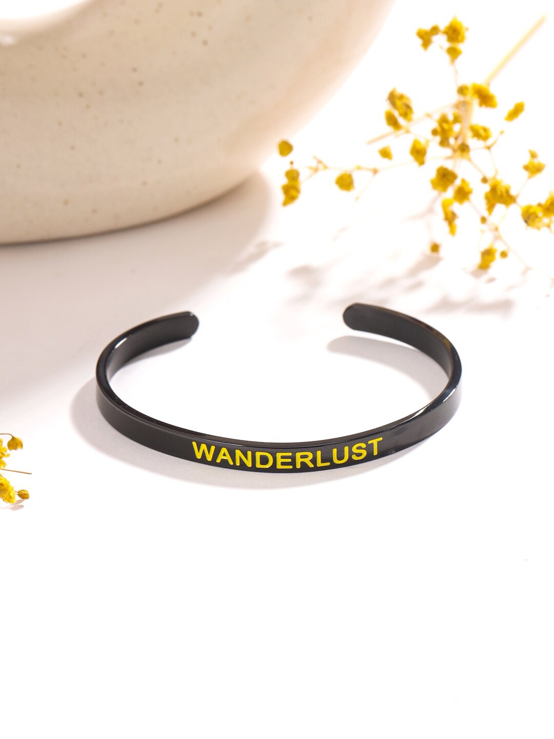 

Tistabene Rhodium-Plated Cuff Bracelet, Black