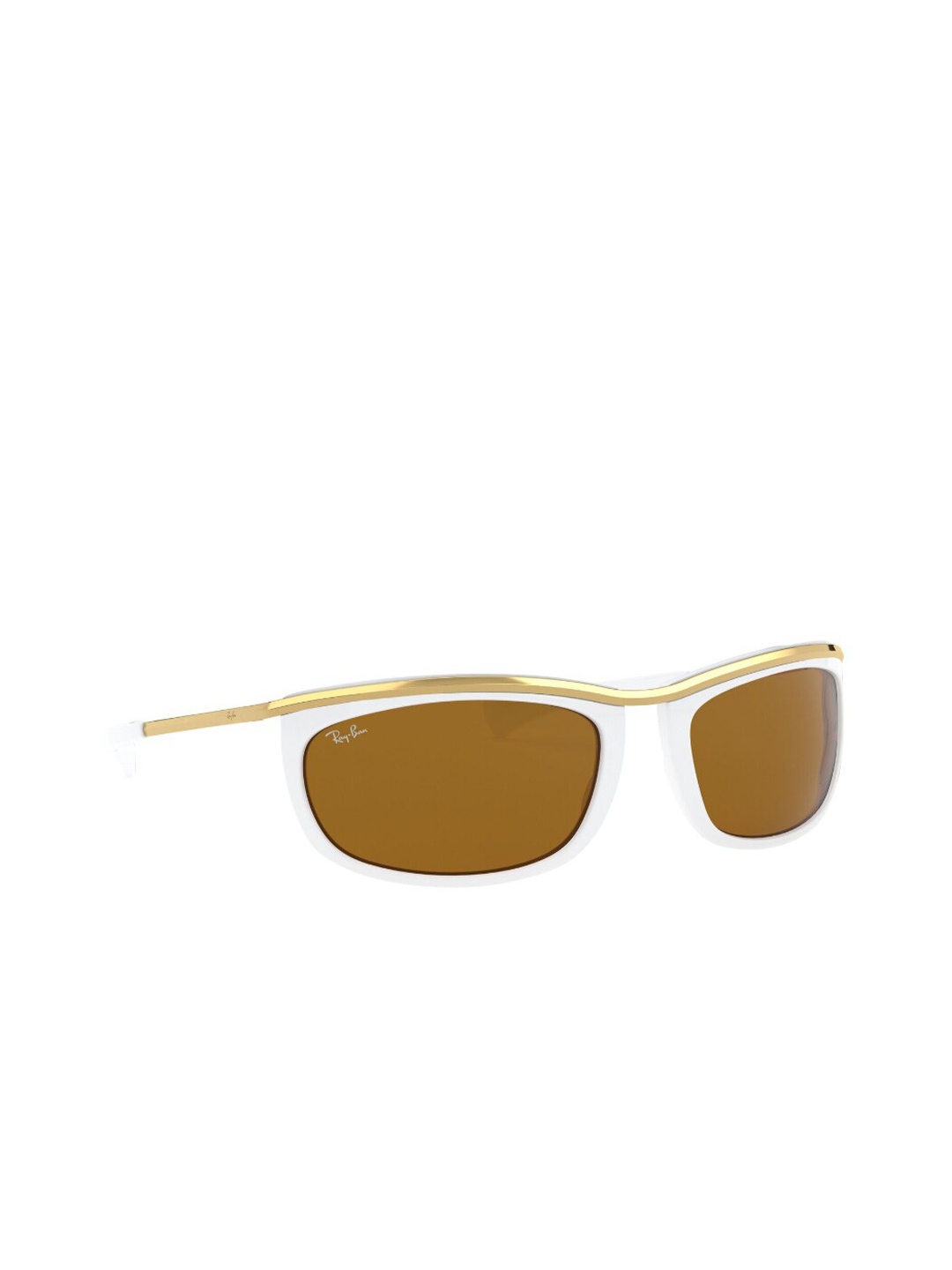 

Ray-Ban Unisex Oval Sunglasses with UV Protected Lens 8056597122078, White