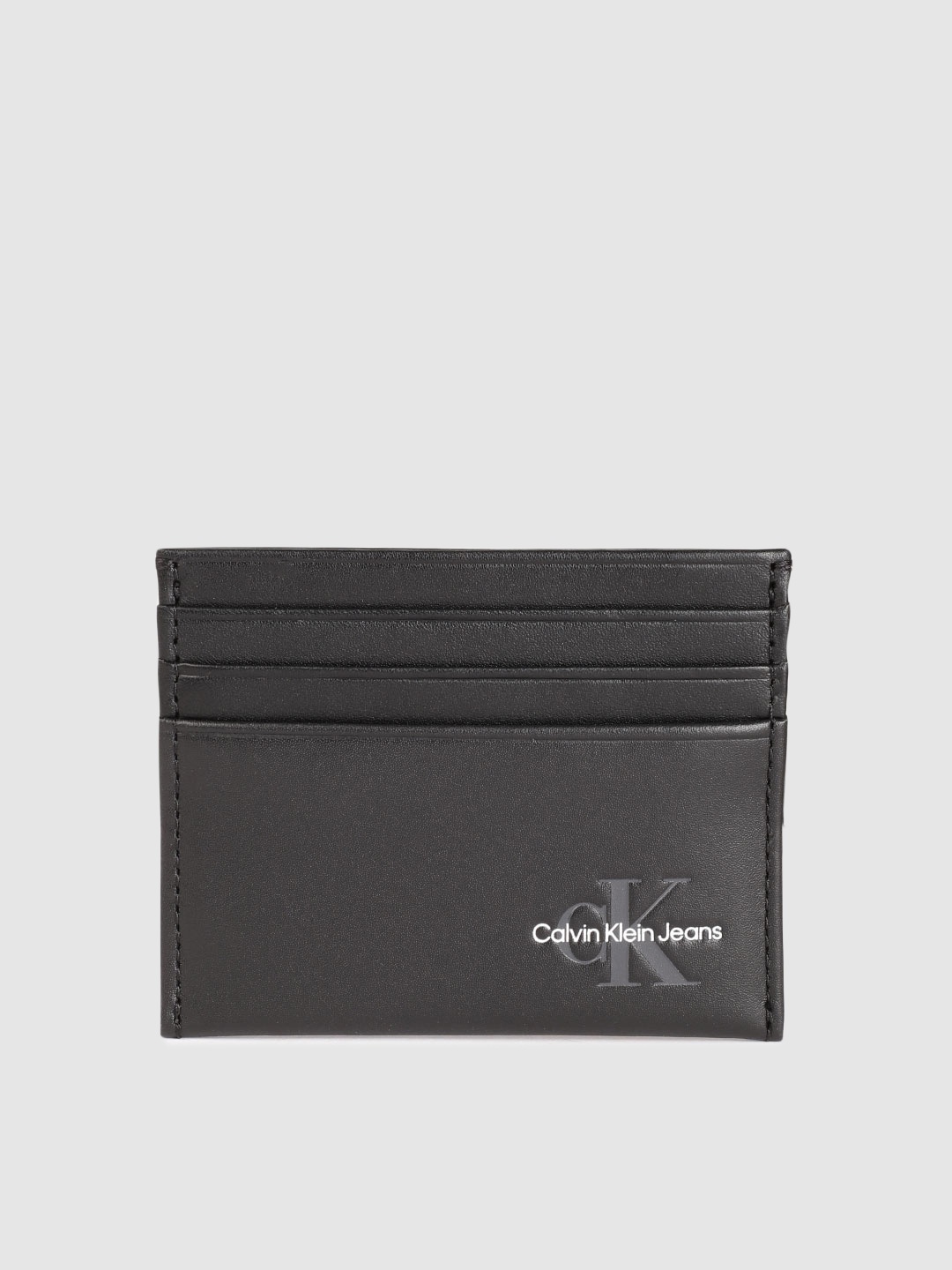 

Calvin Klein Men Leather Card Holder, Black