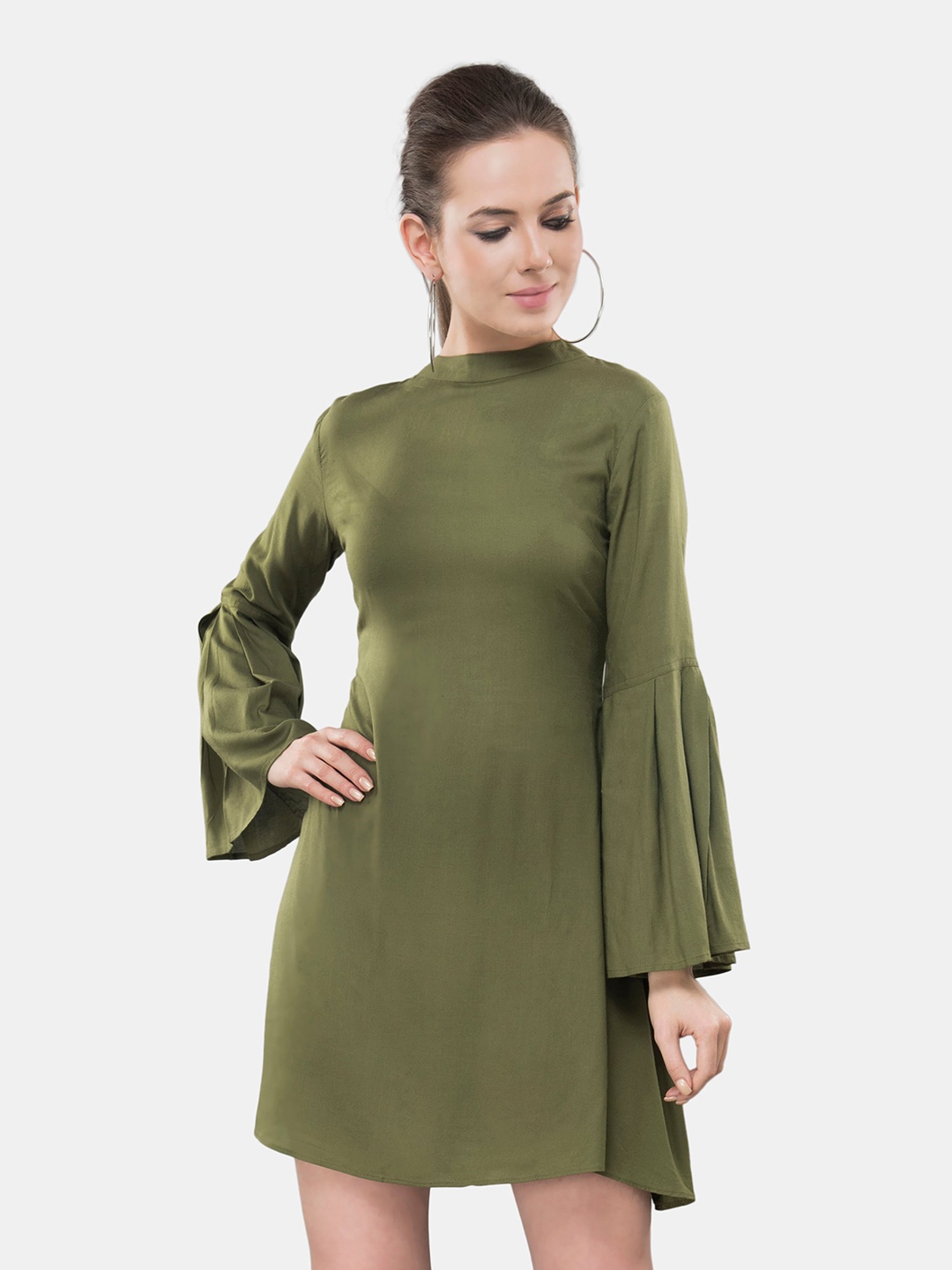 

V&M A-Line Mini Dress, Olive