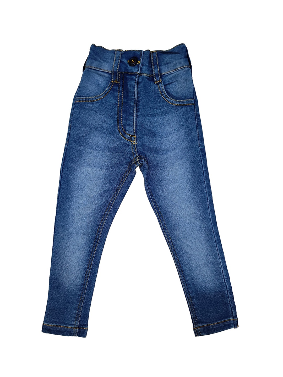 

Bodycare Girls Heavy Fade Cotton Jeans, Blue