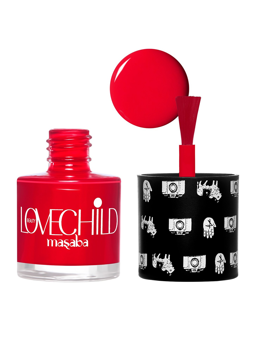 

Lovechild Masaba The Classics Long Lasting Shimmer Nail Enamel 8ml - Junoon 16, Red