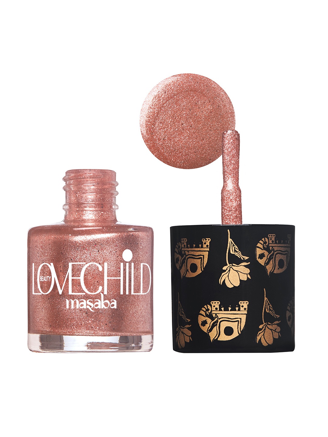 

Lovechild Masaba Happily Ever After Long Lasting Shimmer Nail Enamel 8ml - Bride Tribe 01, Rose gold