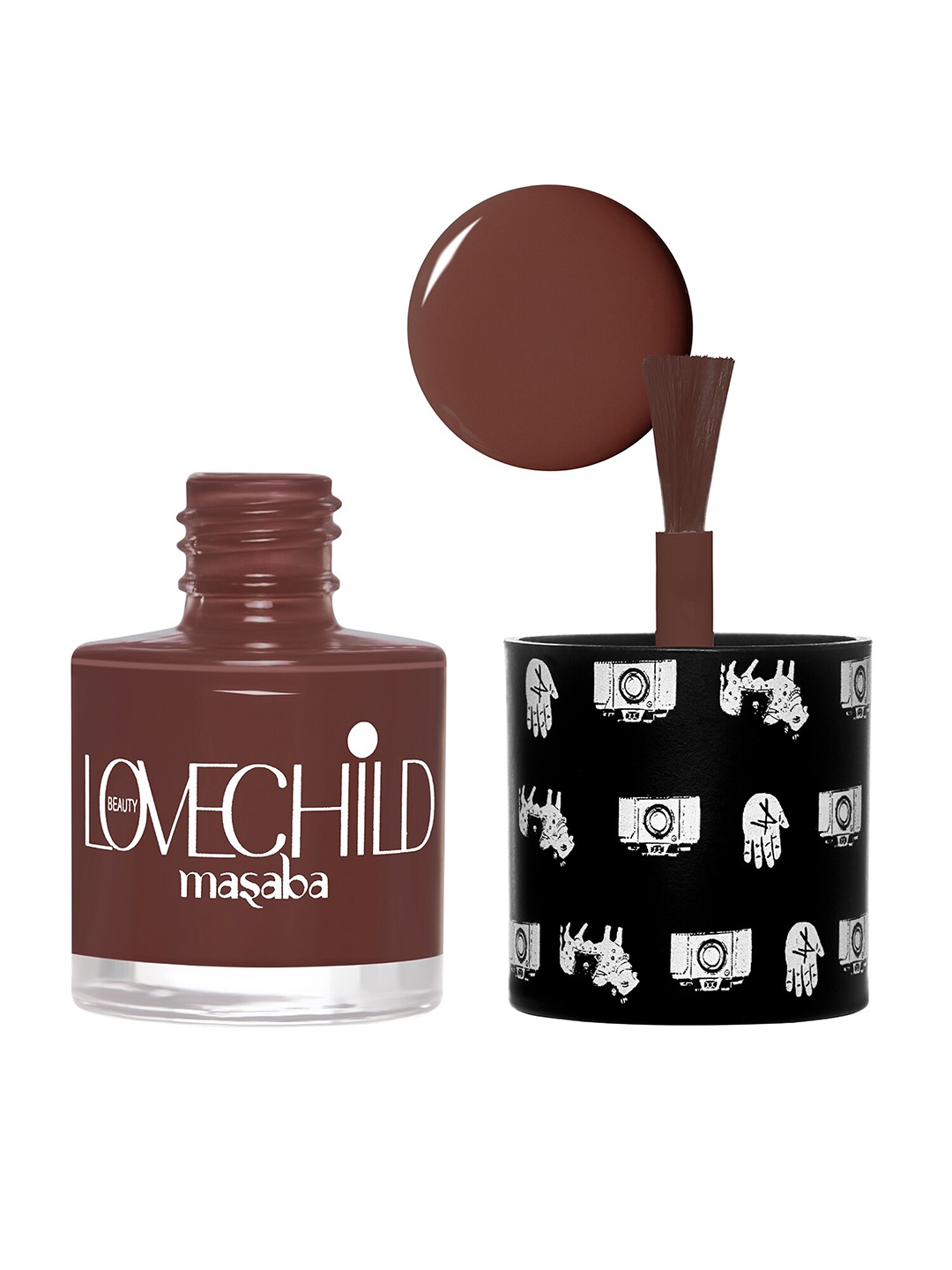 

Lovechild Masaba The Classics Long Lasting & Chip-Resistant Nail Enamel 8ml - Sundar 24, Brown