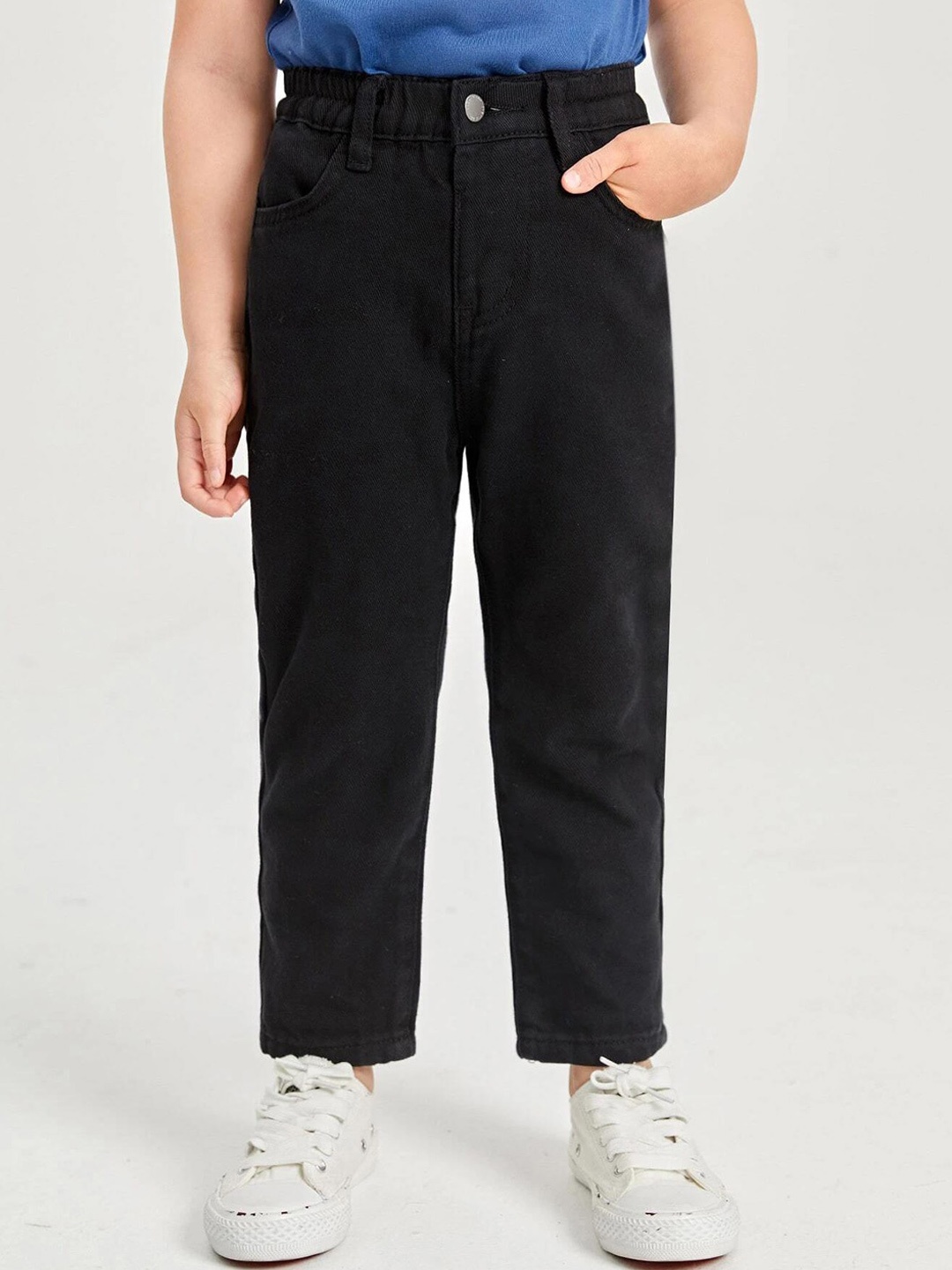 

Kotty Boys Regular Fit Mid-Rise Jeans, Black