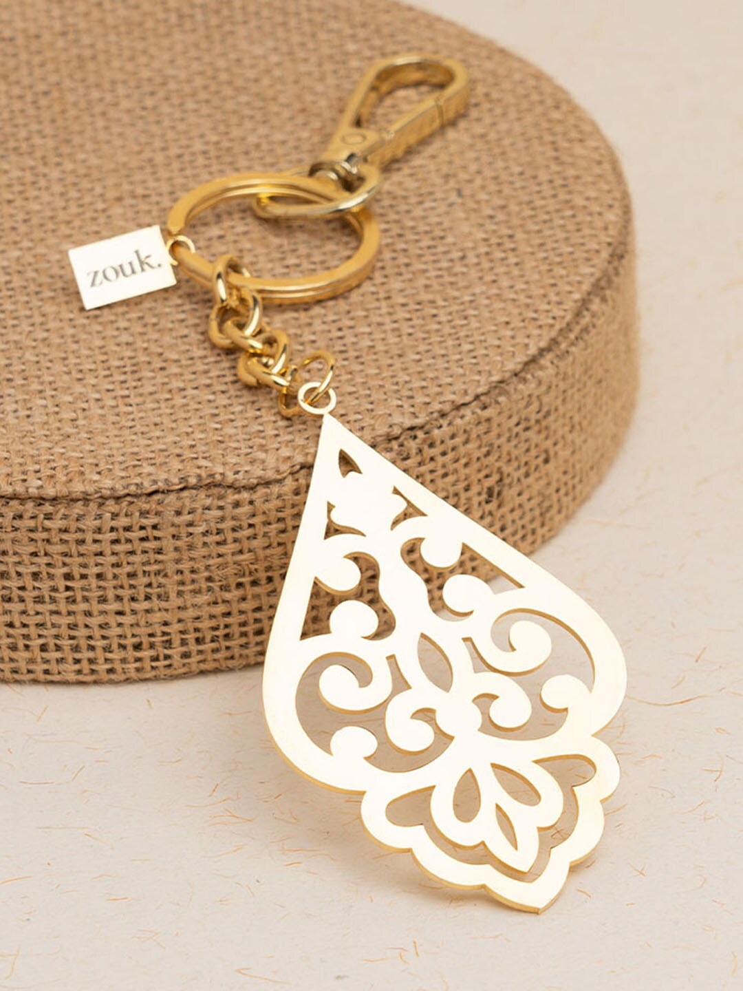 

ZOUK Women 24k Gold-Plated Bag Charm