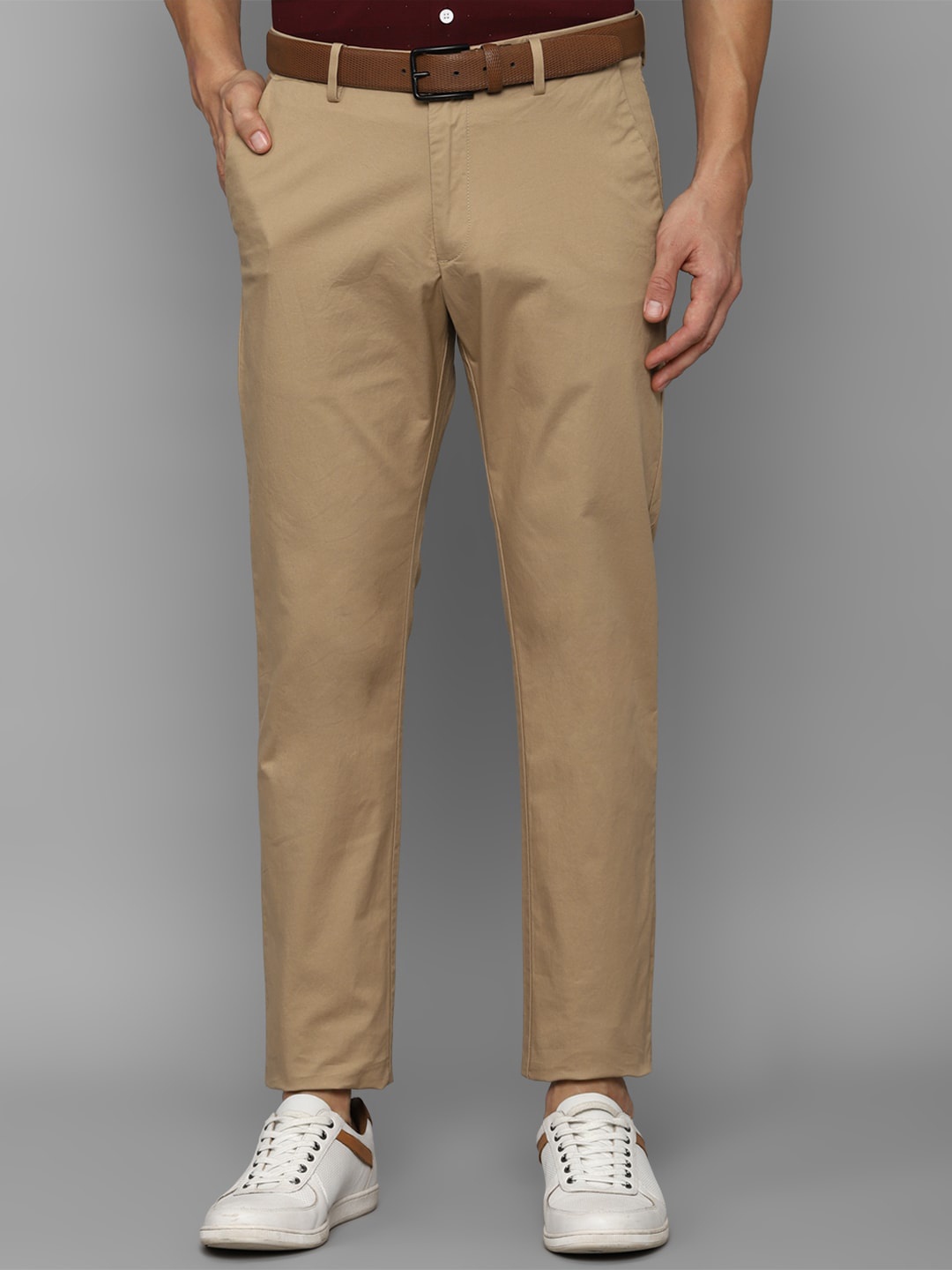 

Allen Solly Men Chinos Trousers, Khaki
