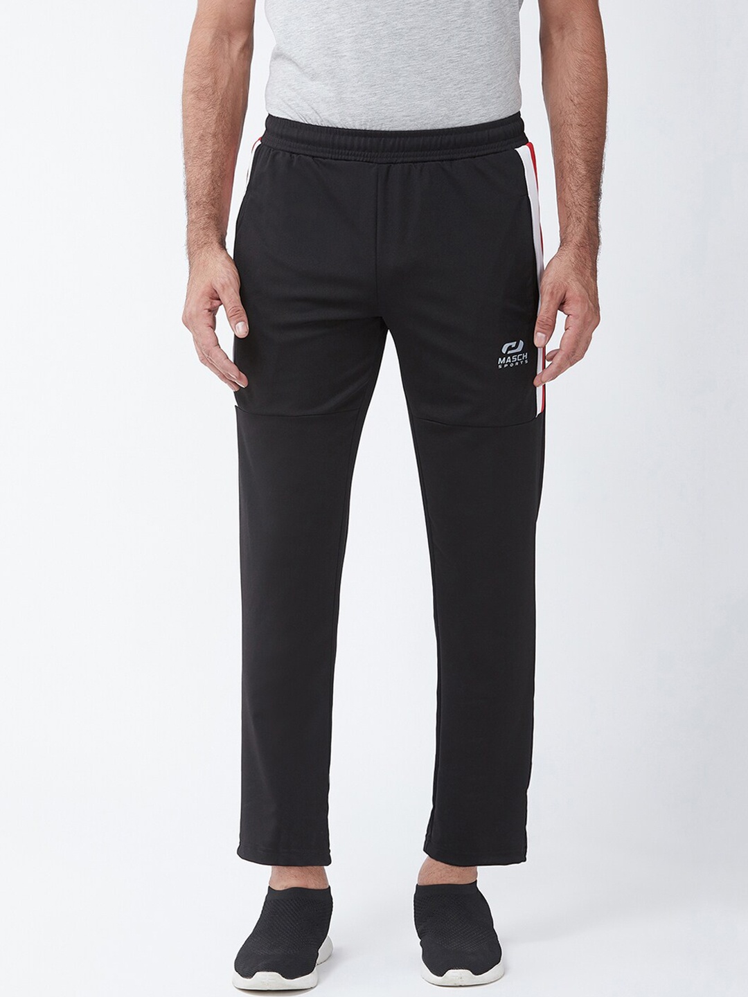 

Masch Sports Men Dri-Fit Track Pants, Black