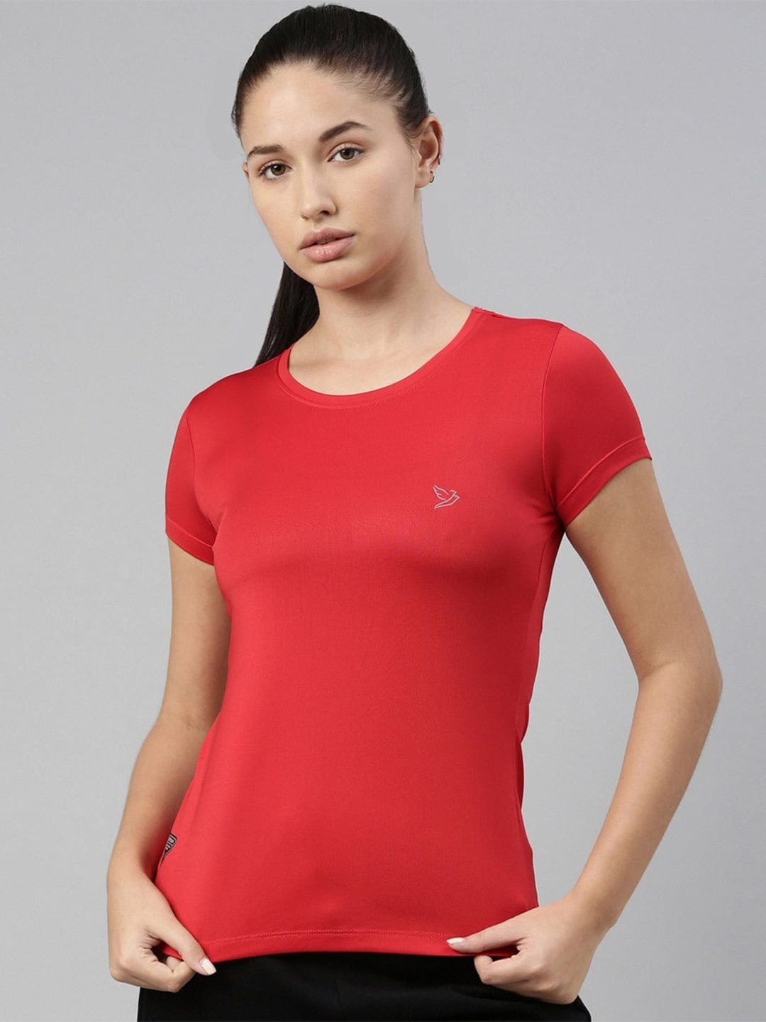 

TWIN BIRDS Women Slim Fit T-shirt, Red