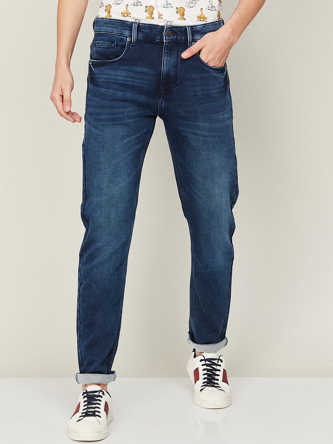 

Fame Forever by Lifestyle Men Light Fade Jeans, Blue