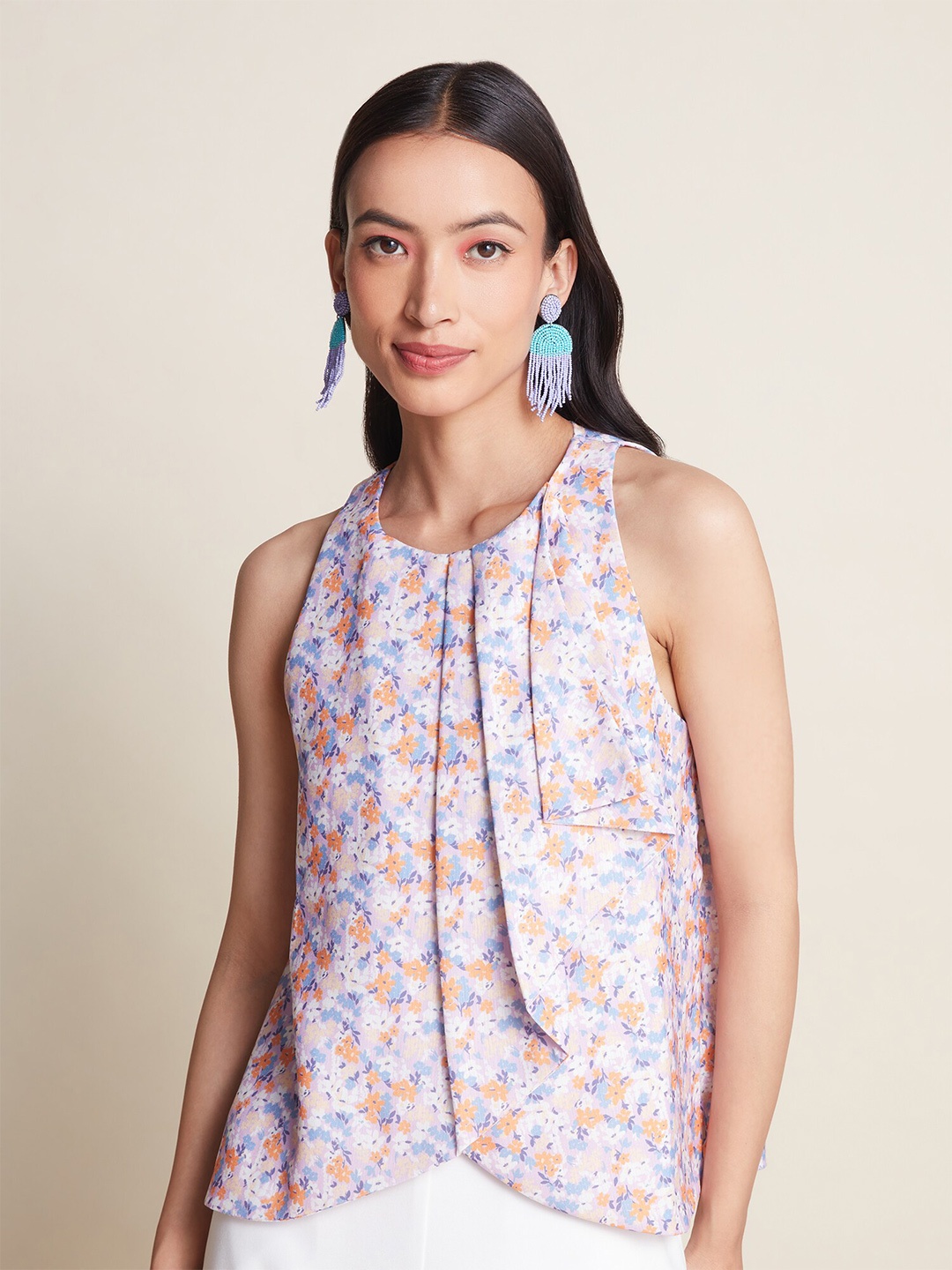 

20Dresses Floral Print Top, White