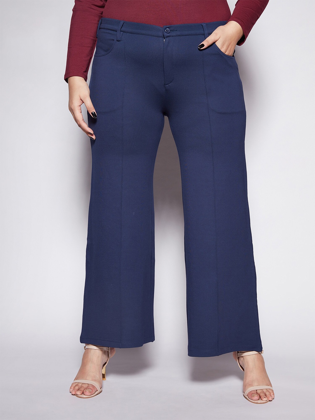 

20Dresses Women Loose Fit Trousers, Navy blue