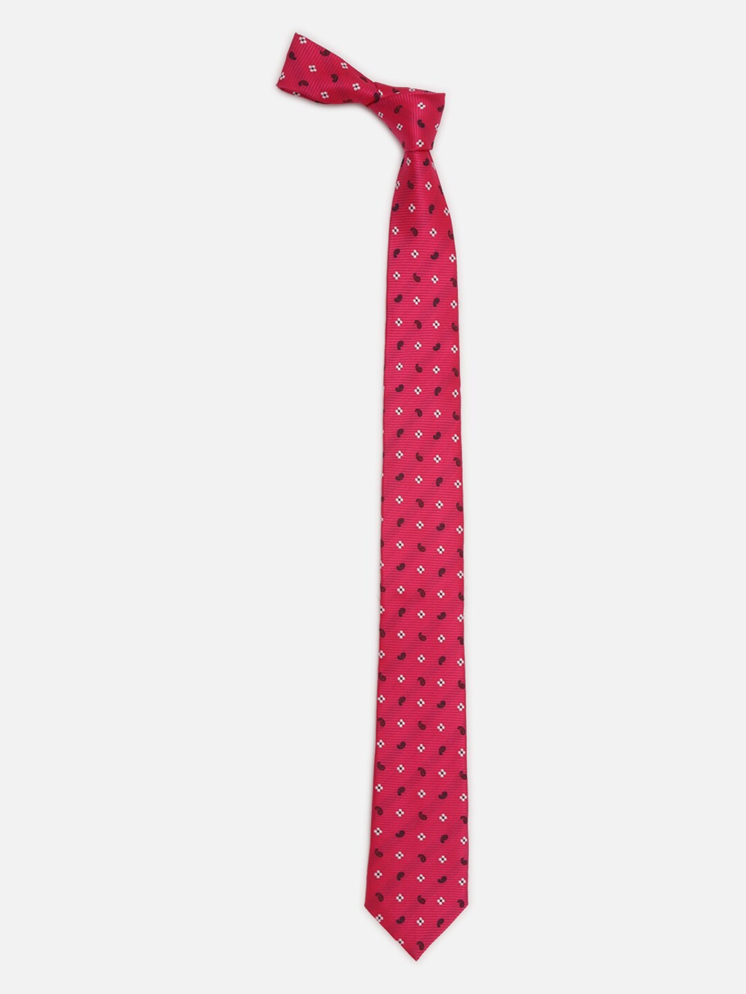 

Allen Solly Men Woven Design Broad Tie, Pink