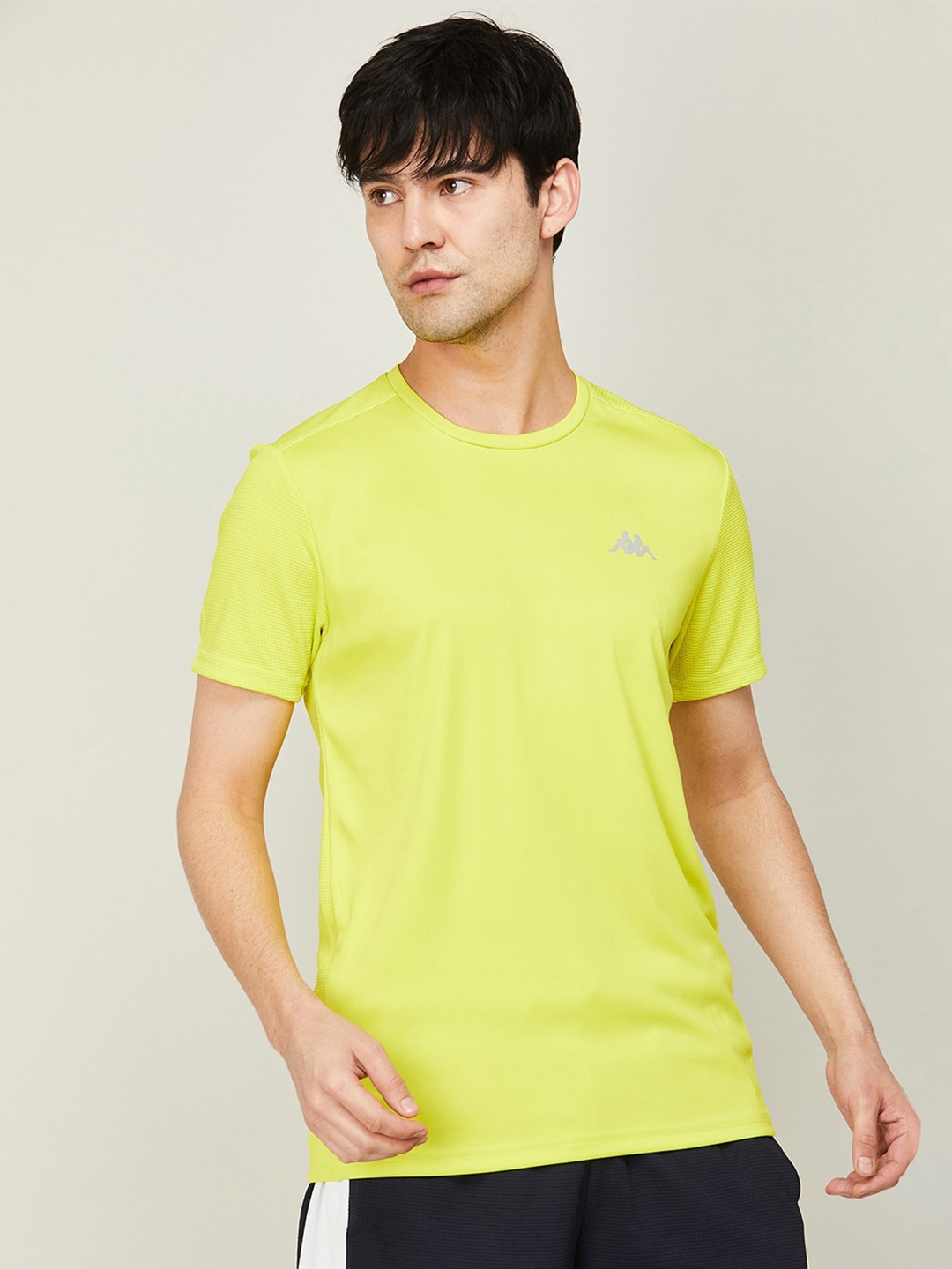 

Kappa Men Round Neck T-shirt, Yellow