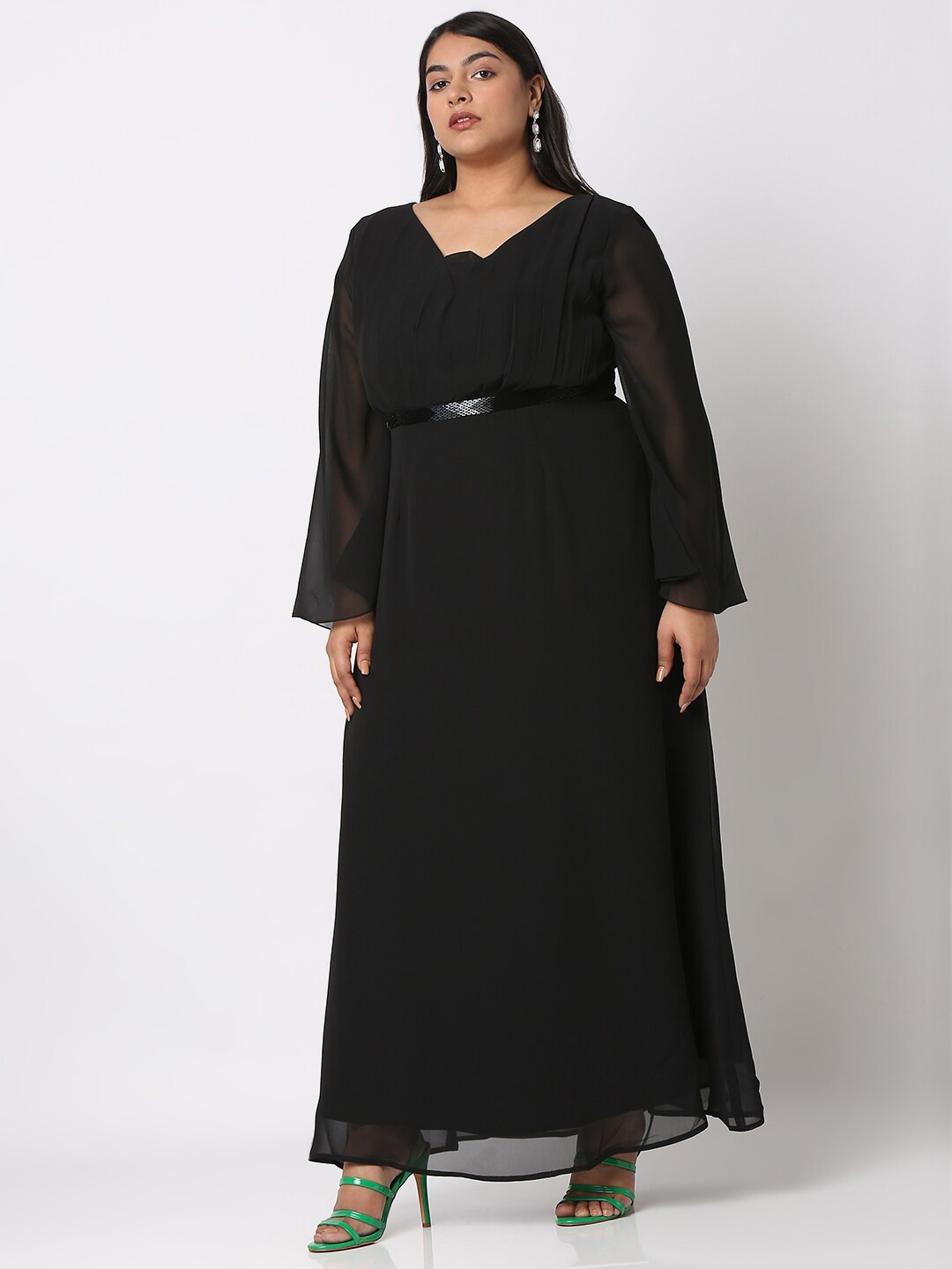 

Curves by MISH Plus Size Maxi Dress, Black