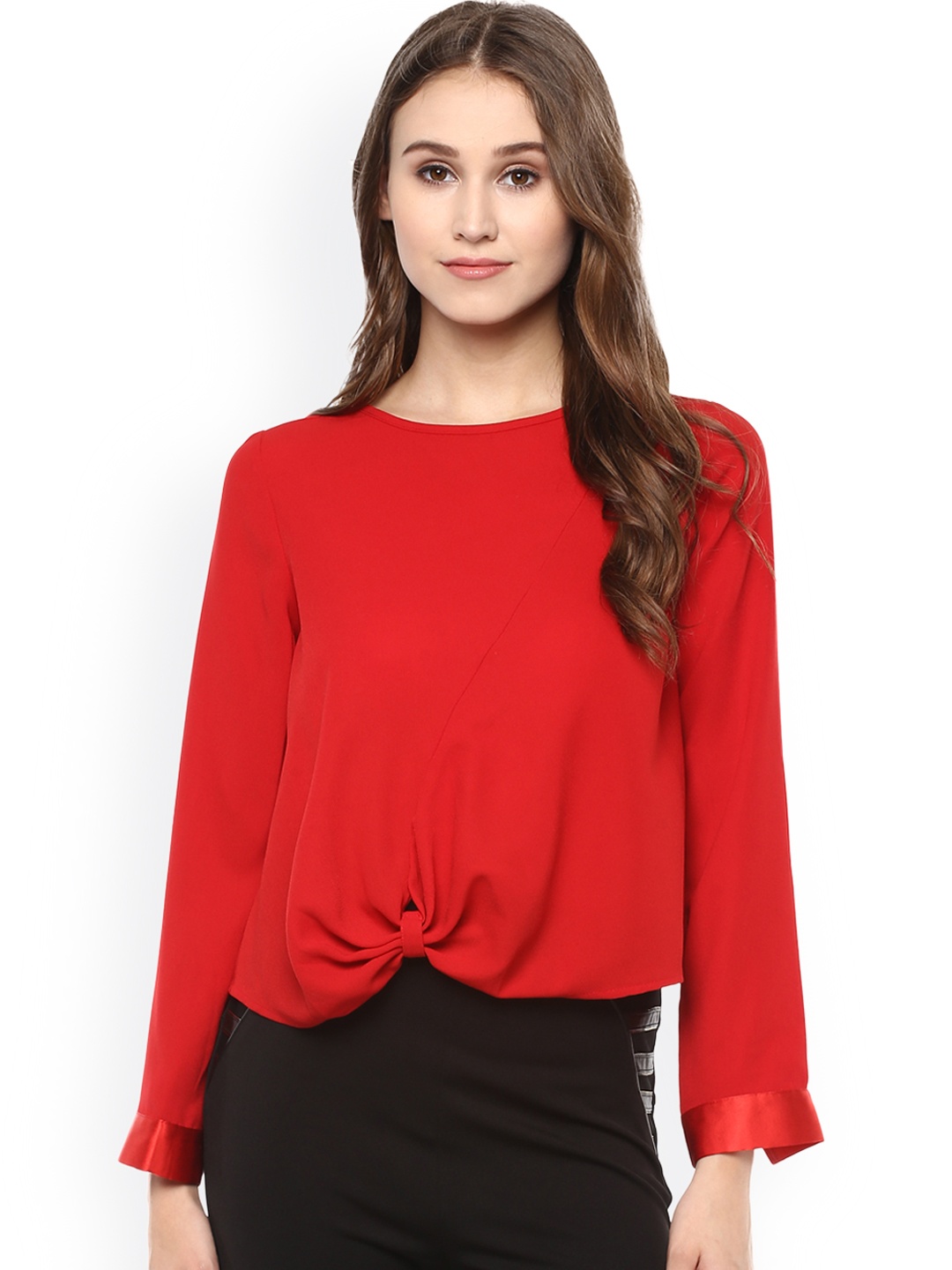 

Kazo Women Red Solid Top