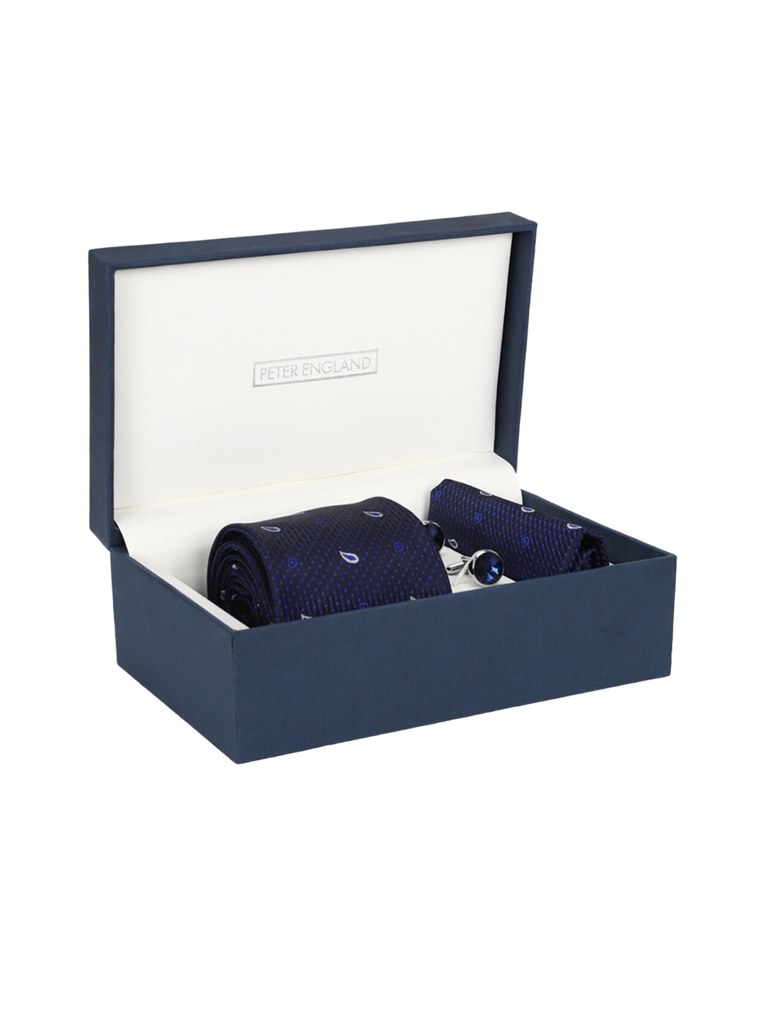 

Peter England Men Accessory Gift Set, Navy blue