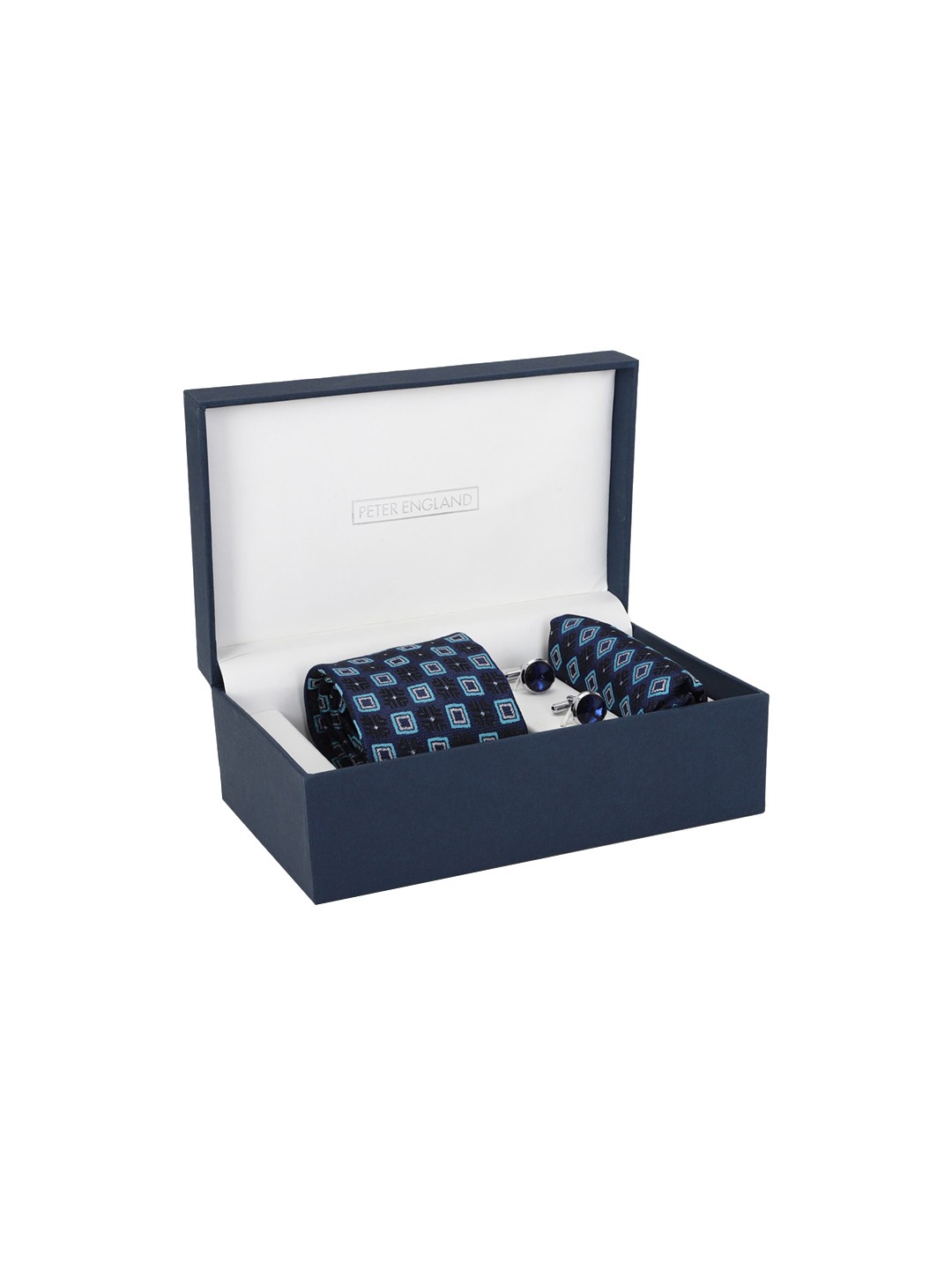 

Peter England Men Accessory Gift Set, Navy blue