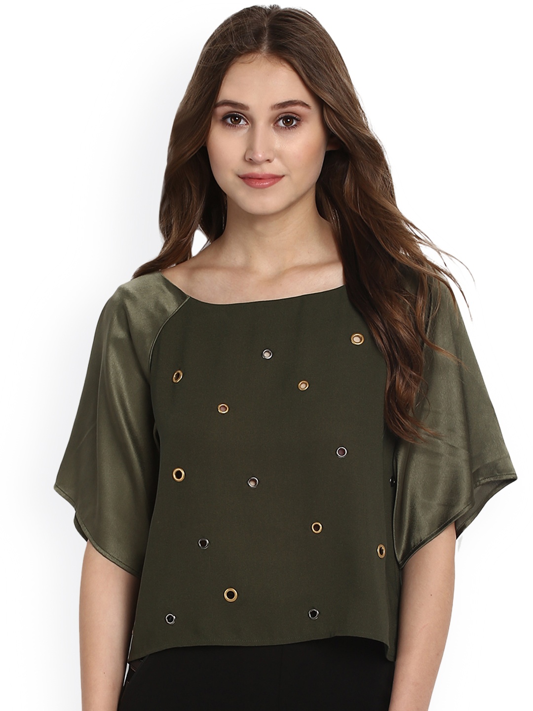 

Kazo Women Green Solid Top