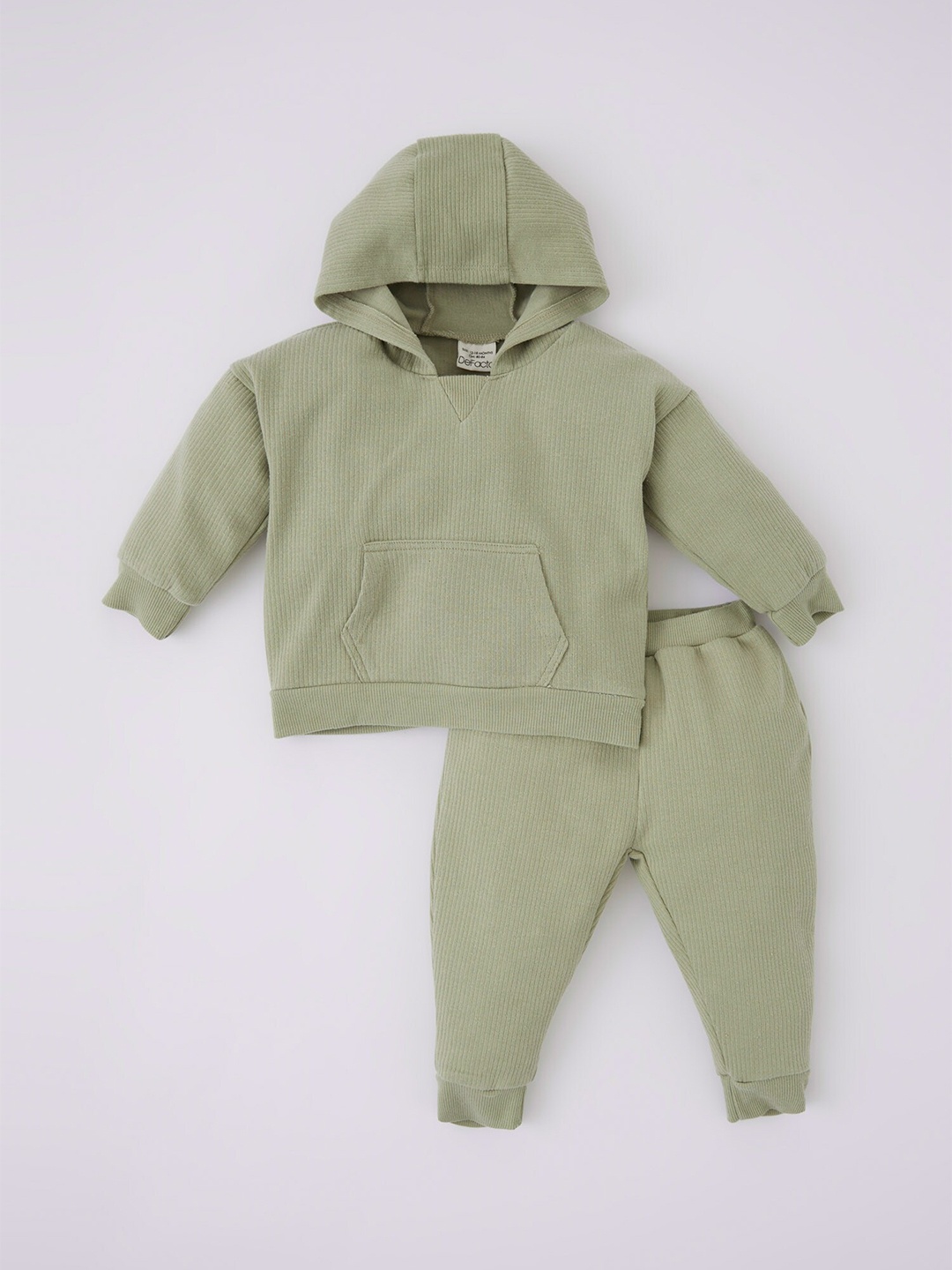 

DeFacto Infants Boys Sweatshirt with Trousers, Green