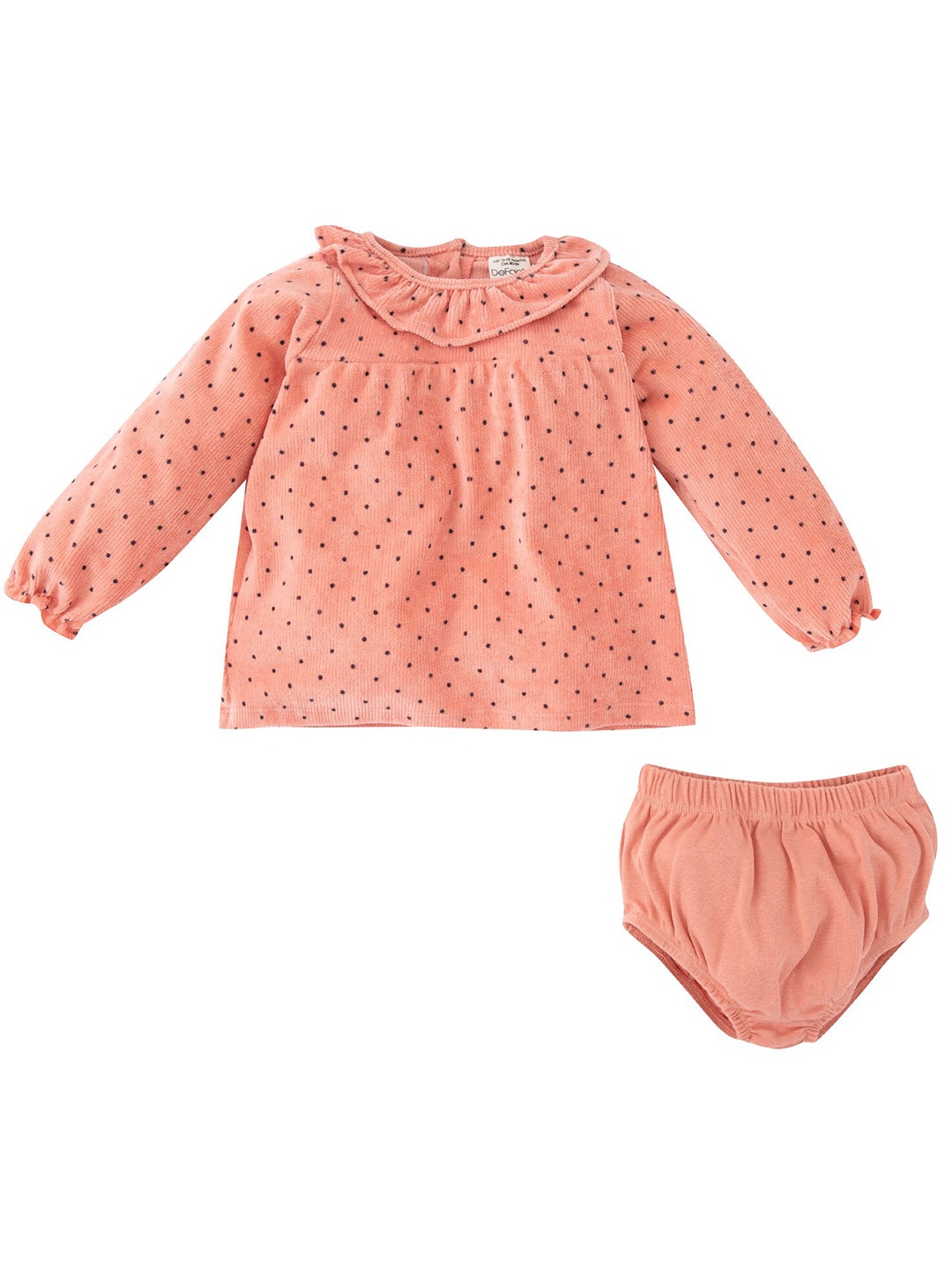 

DeFacto Girls Printed Top with Shorts, Peach