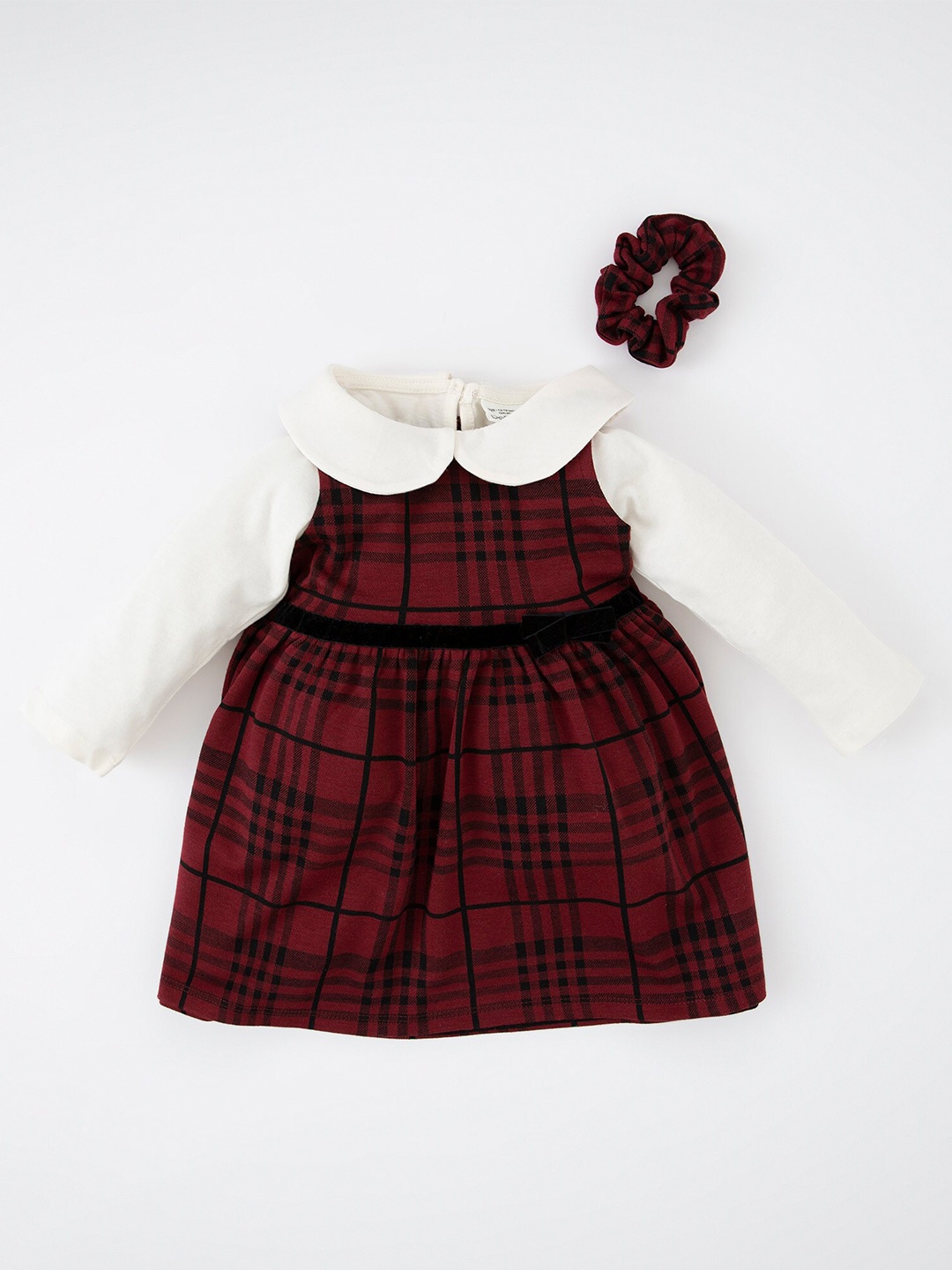 

DeFacto Girls Top With Skirt With Hair Band, White