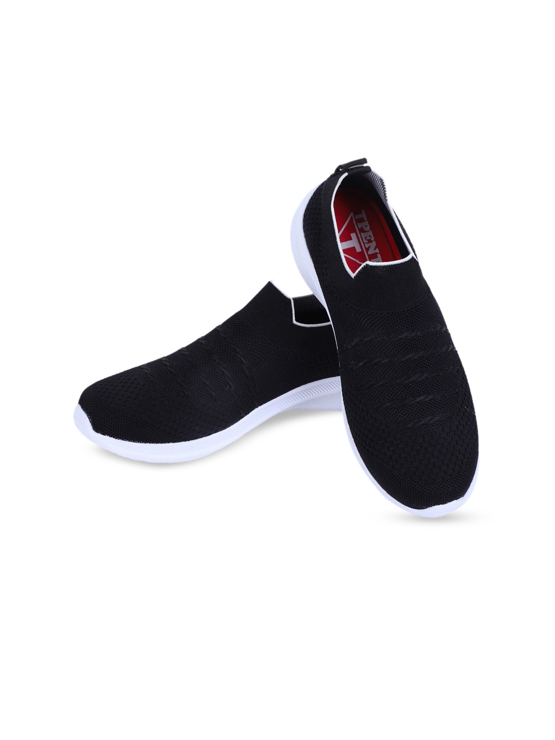 

TPENT Women Moisture Wicking Slip-On Sneakers, Navy blue