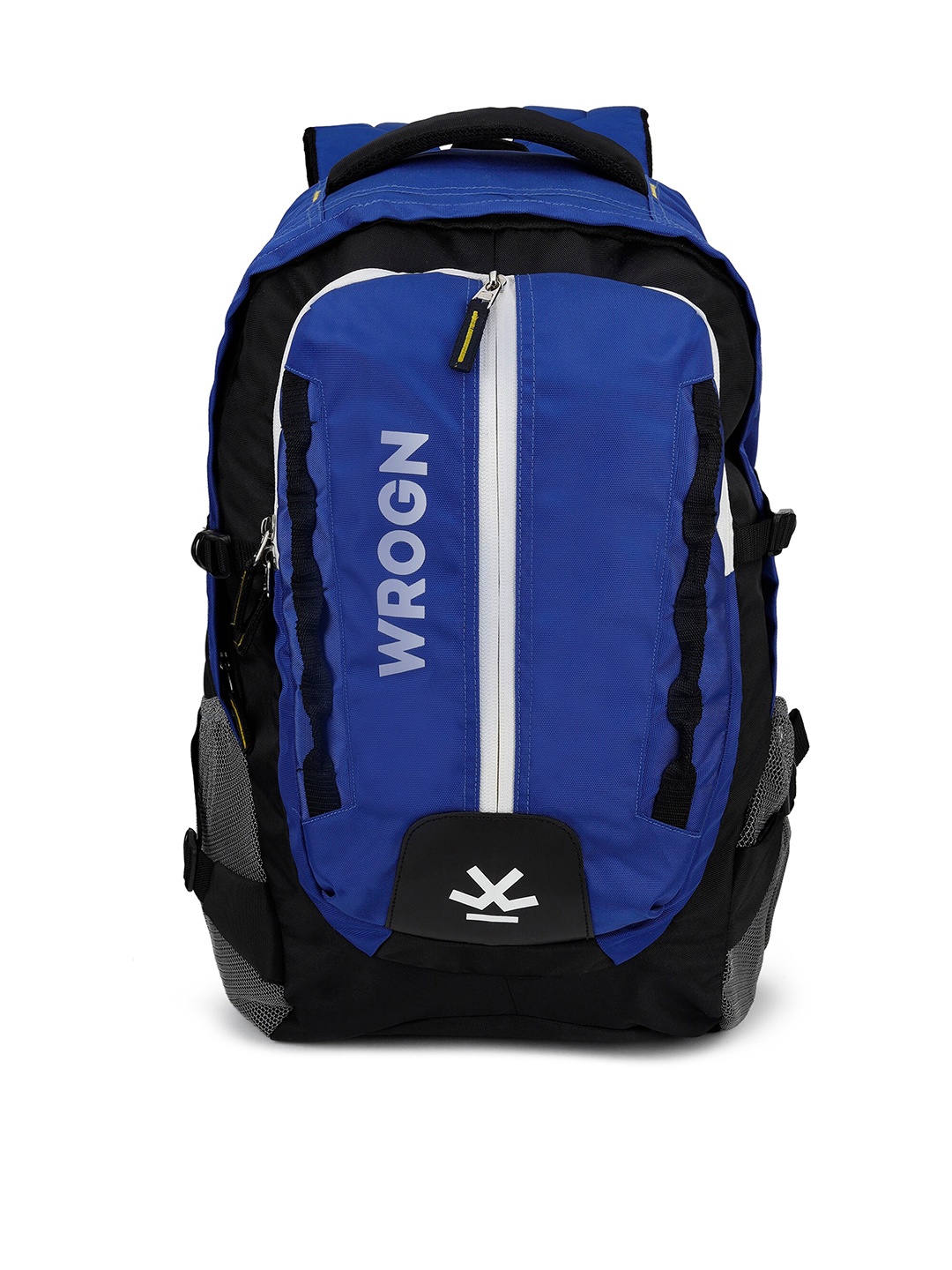 

WROGN Typography Backpack With Reflective Strip, Blue