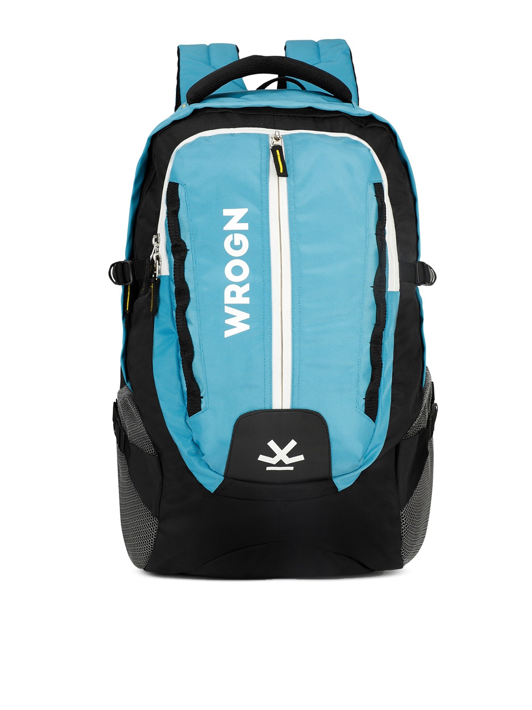 

WROGN Typography Backpack With Reflective Strip, Blue