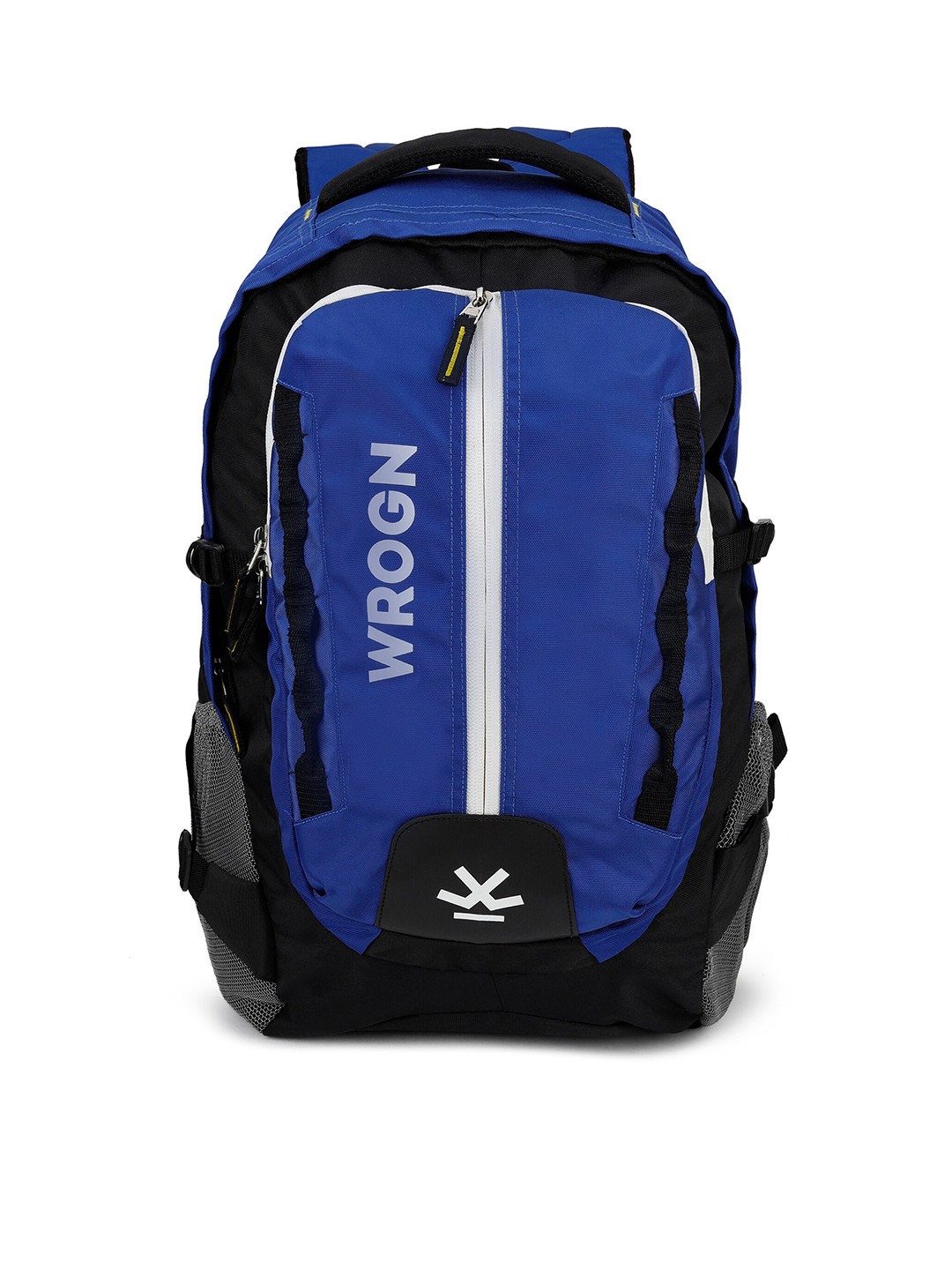 

WROGN Typography Backpack With Reflective Strip, Blue