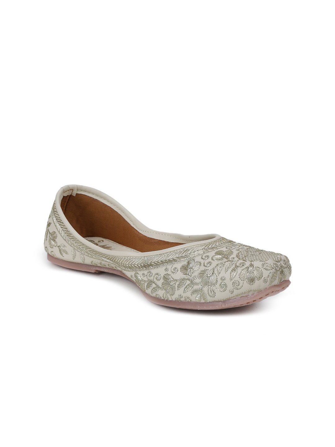 

The Desi Dulhan Women Ethnic Mules, Silver