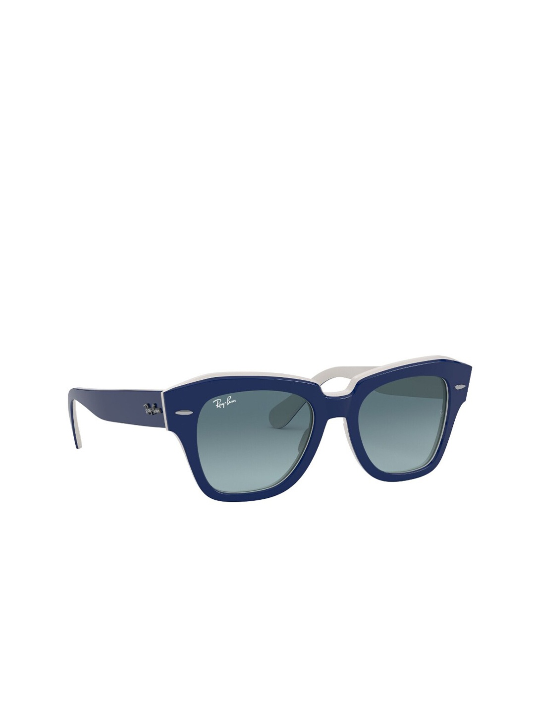 

Ray-Ban Square Sunglasses with Polarised Lens, Blue