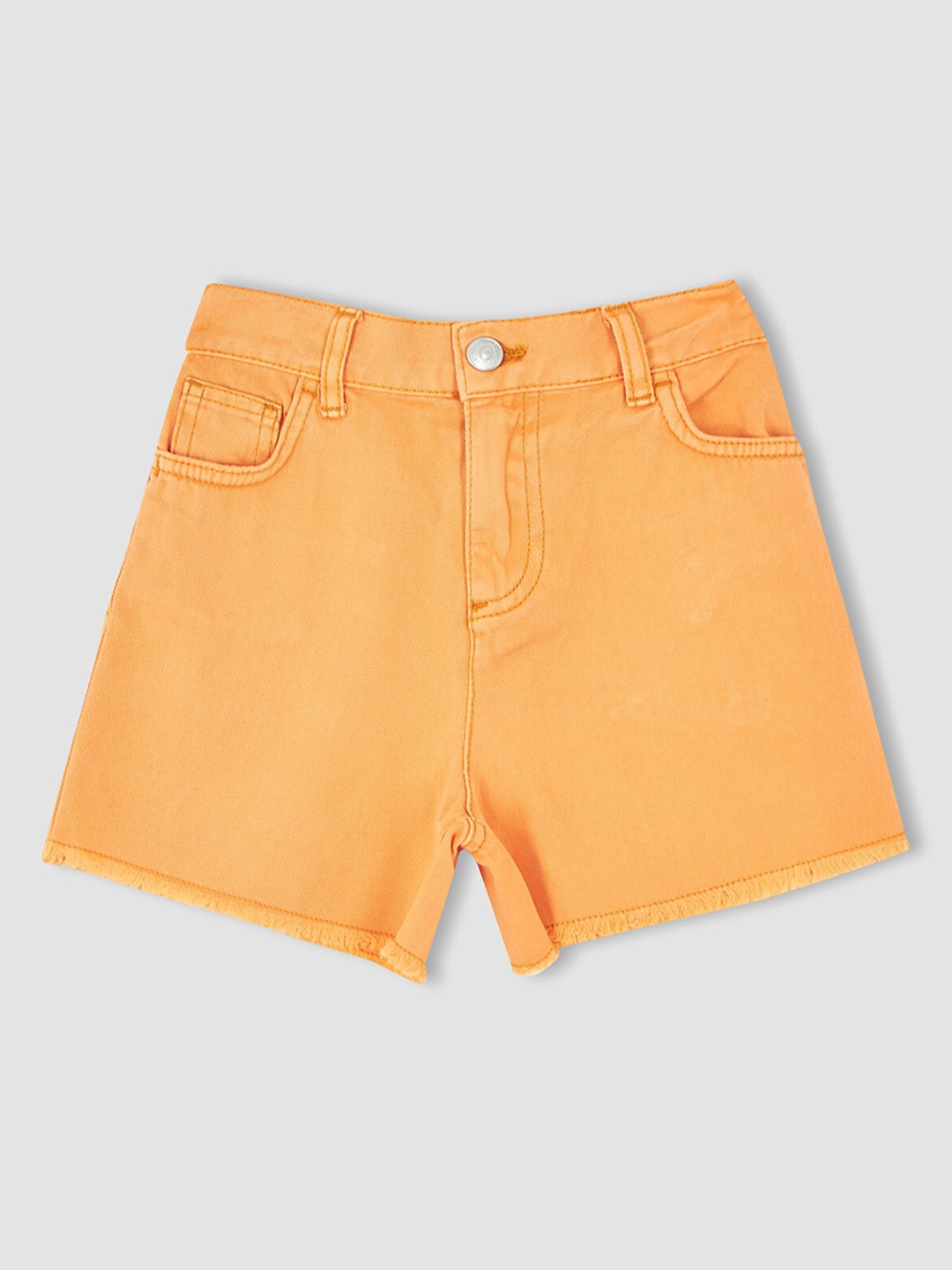 

DeFacto Girls Cotton Shorts, Orange