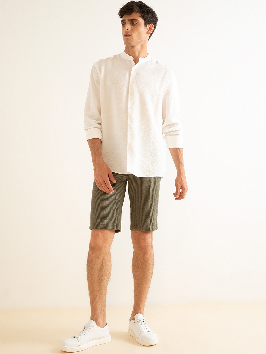 

DeFacto Men Cotton Shorts, Khaki