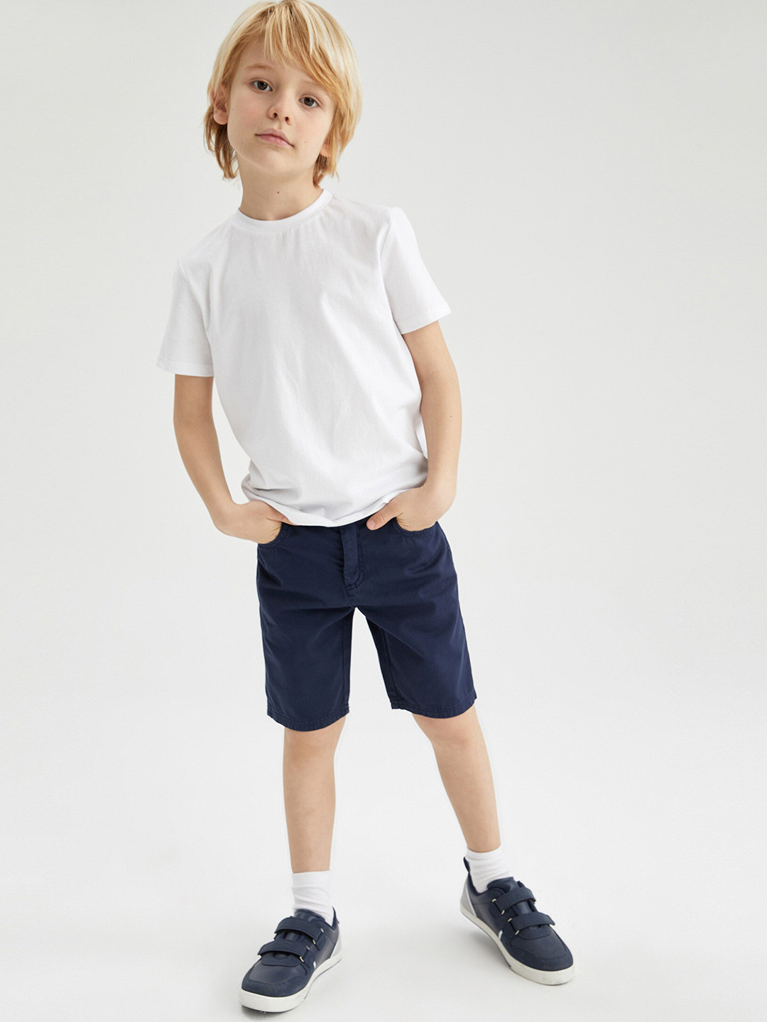 

DeFacto Boys Pure Cotton Shorts, Blue