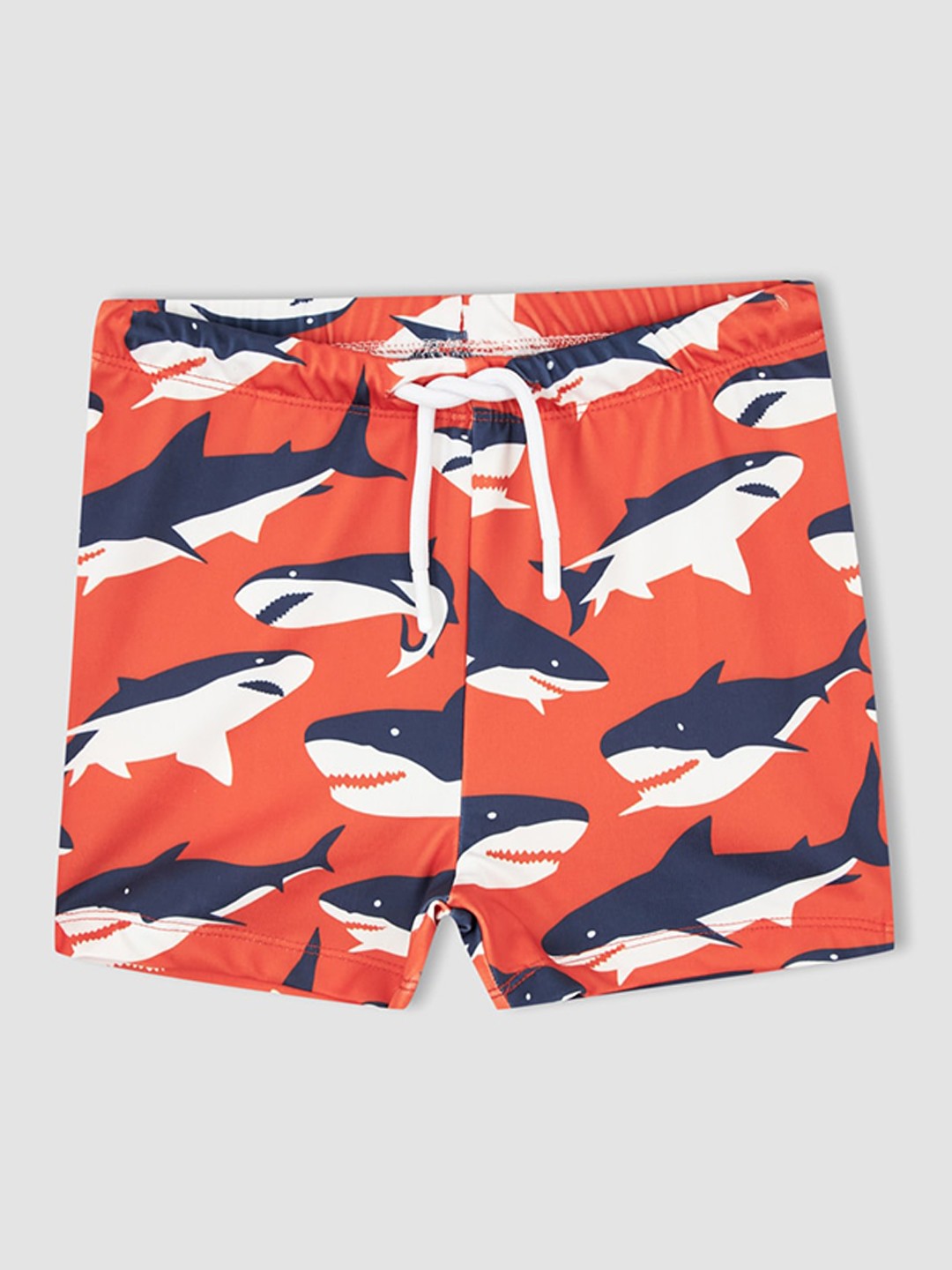 

DeFacto Boys Conversational Printed Shorts, Red