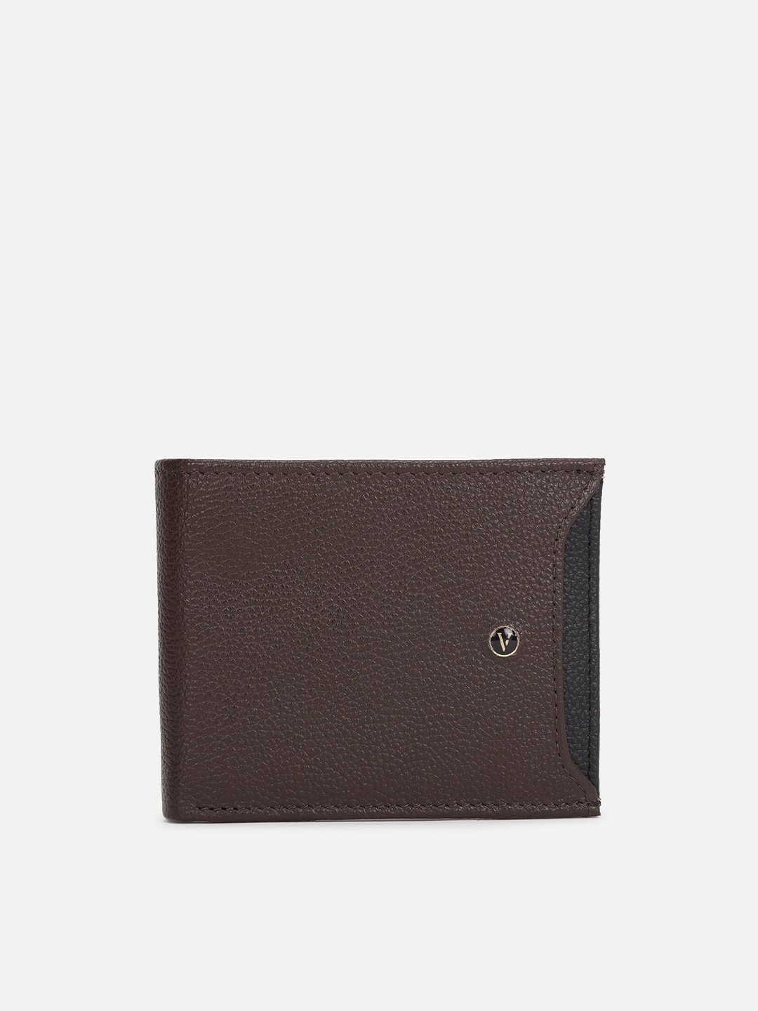 

Van Heusen Men Leather Two Fold Wallet, Brown