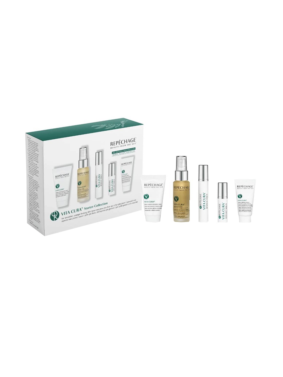 

Repechage Vita Cura Age-Defying Skin Solution Starter Collection Skin Care Set, White