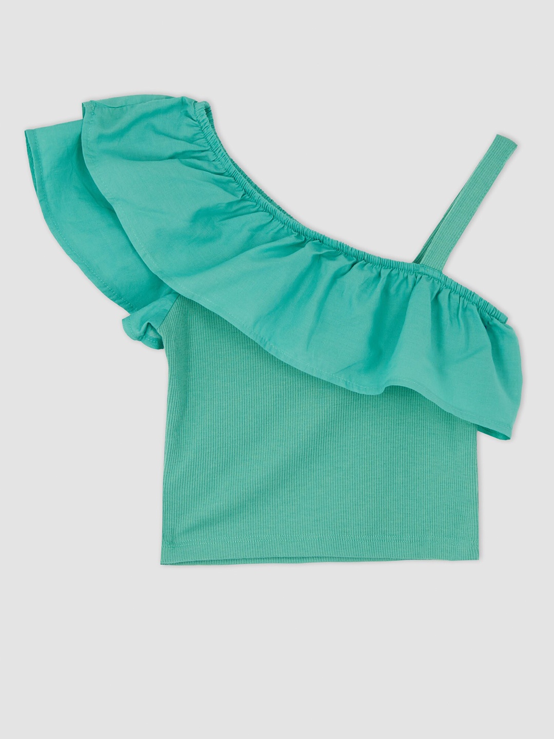 

DeFacto Girls One Shoulder Top, Teal