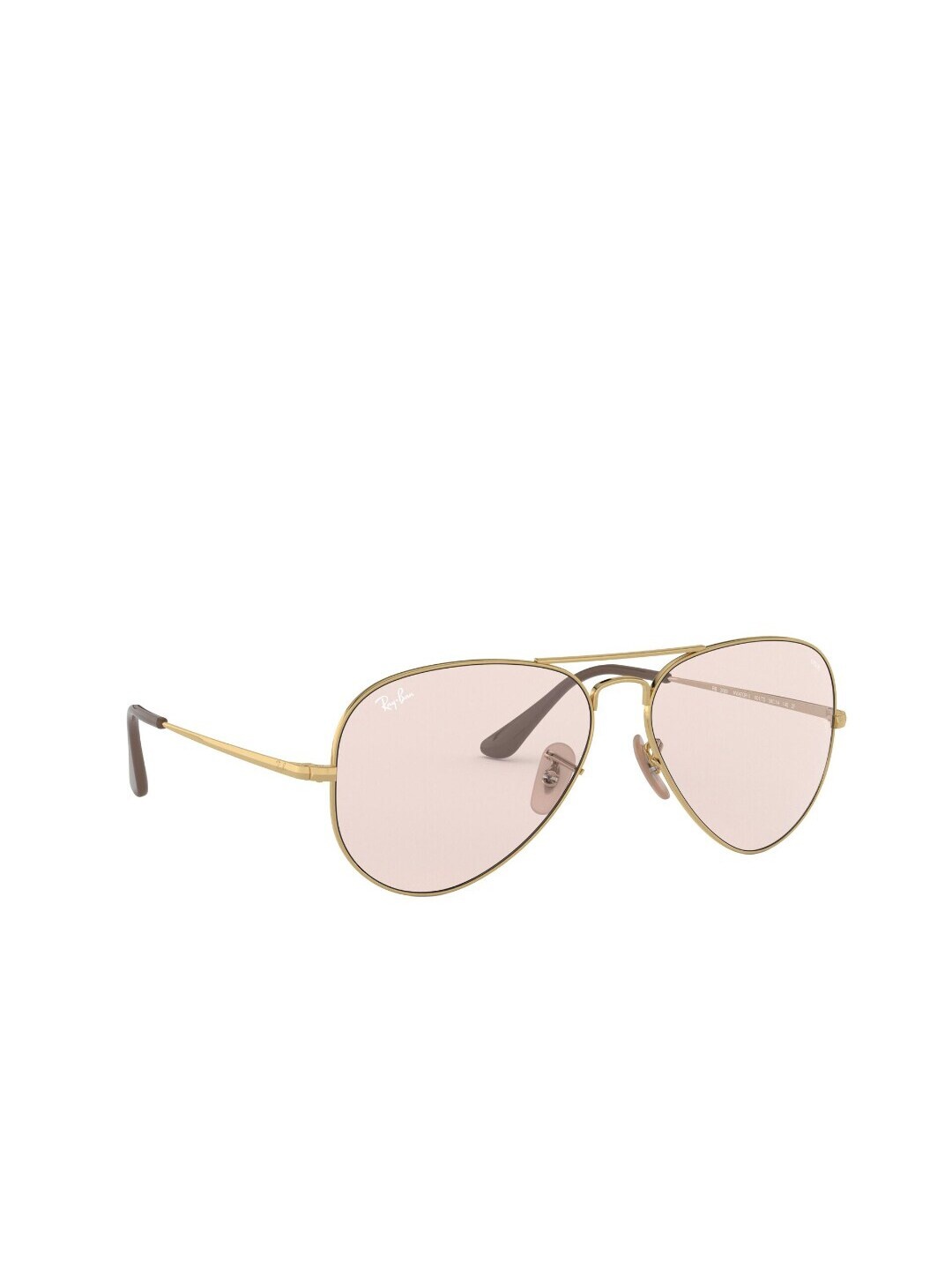 

Ray-Ban Full Rim Aviator Sunglasses with UV Protected Lens 8056597139250, Pink