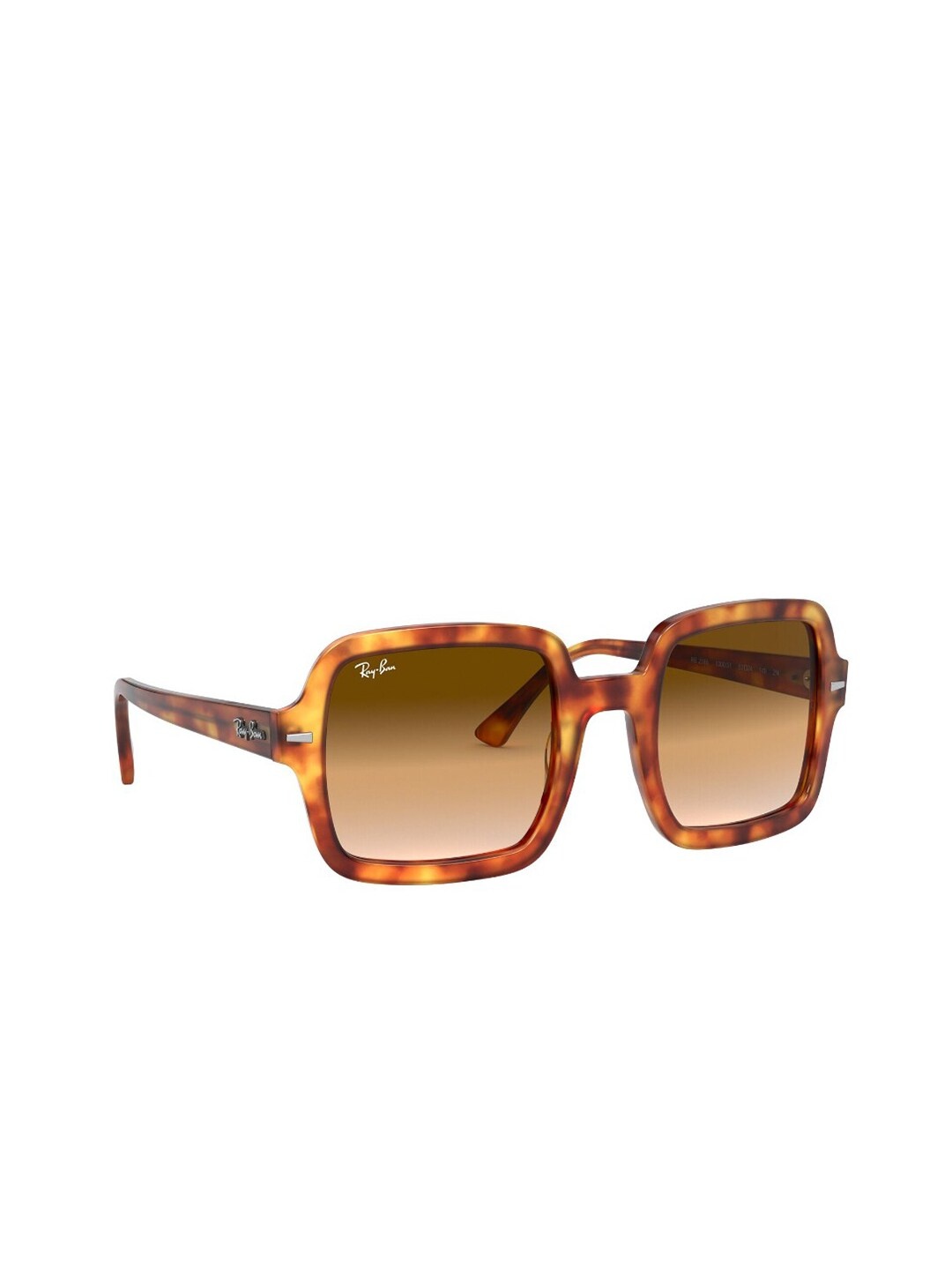 

Ray-Ban Women Square Sunglasses with UV Protected Lens-0RB218813005153, Brown