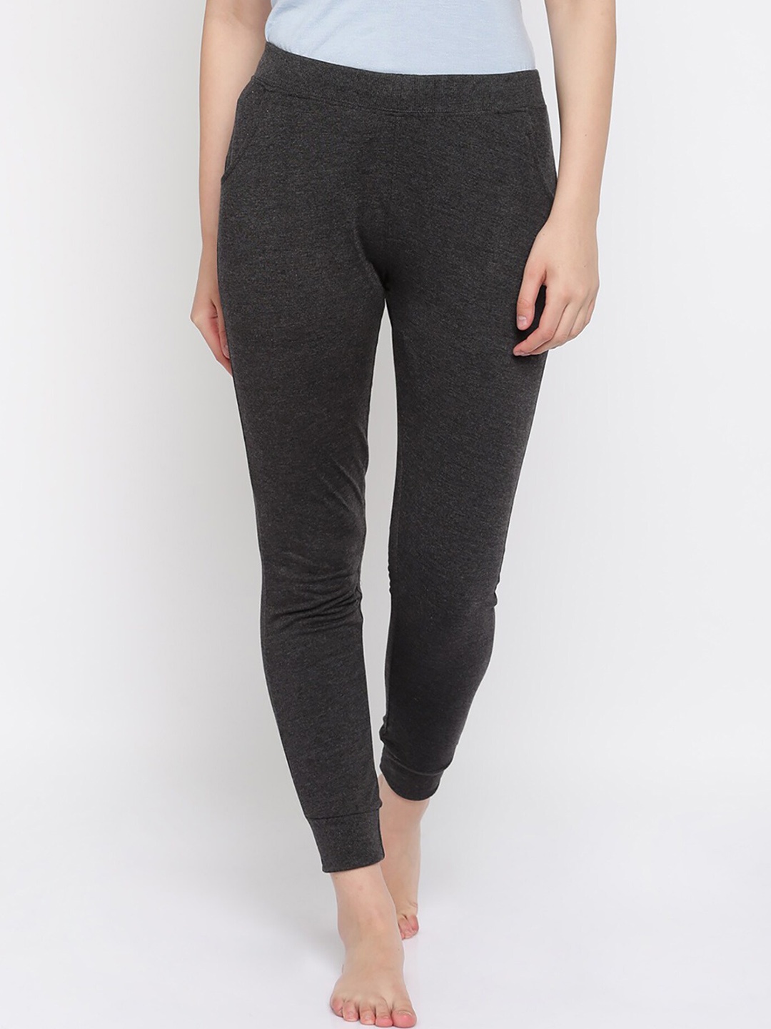 

Sweet Dreams Women Cotton Lounge Pant, Charcoal