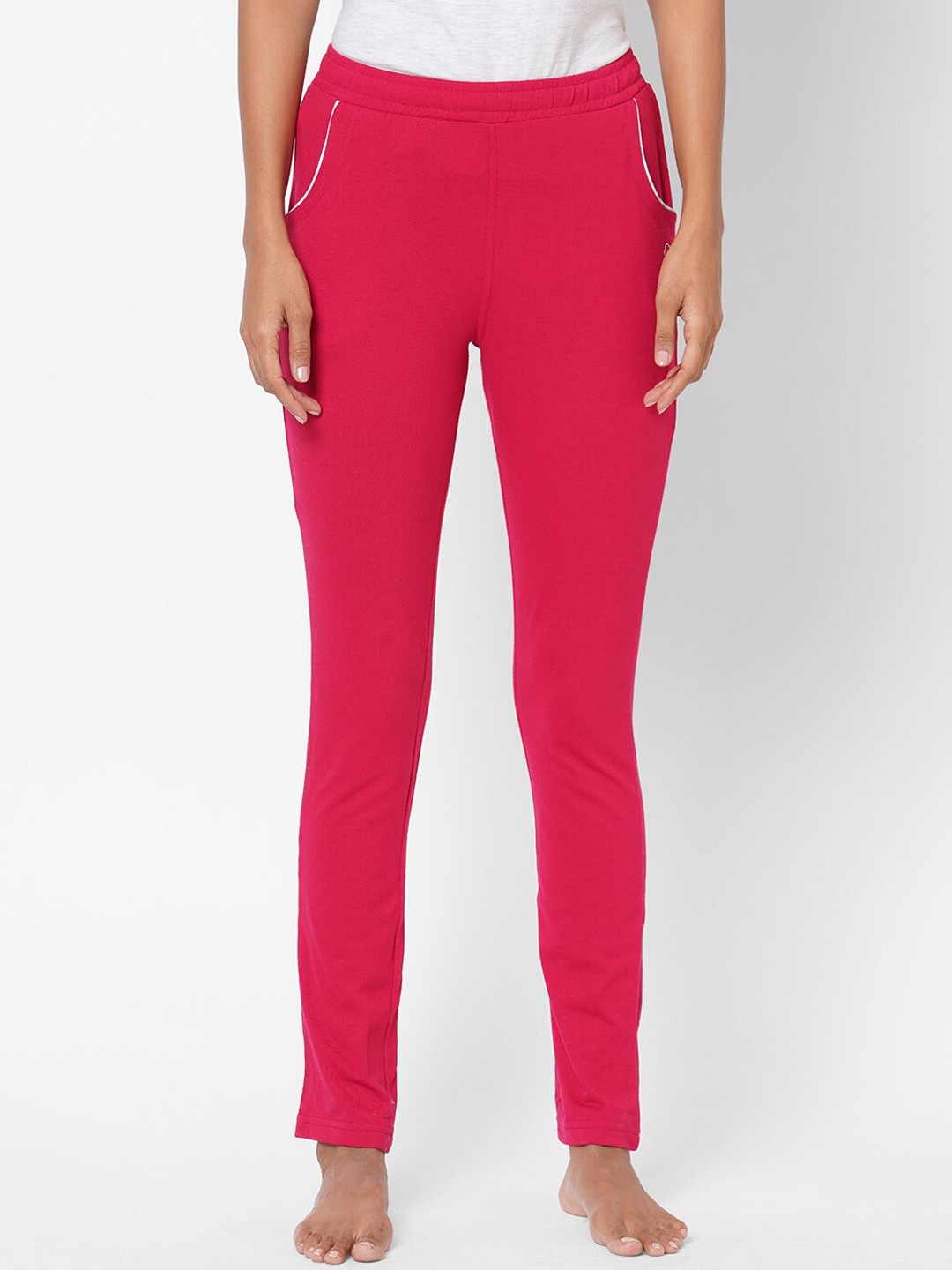 

Sweet Dreams Women Plus Size Cotton Straight Lounge Pant, Pink