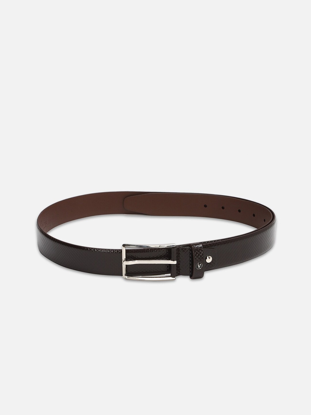 

Van Heusen Men Textured Leather Belt, Black