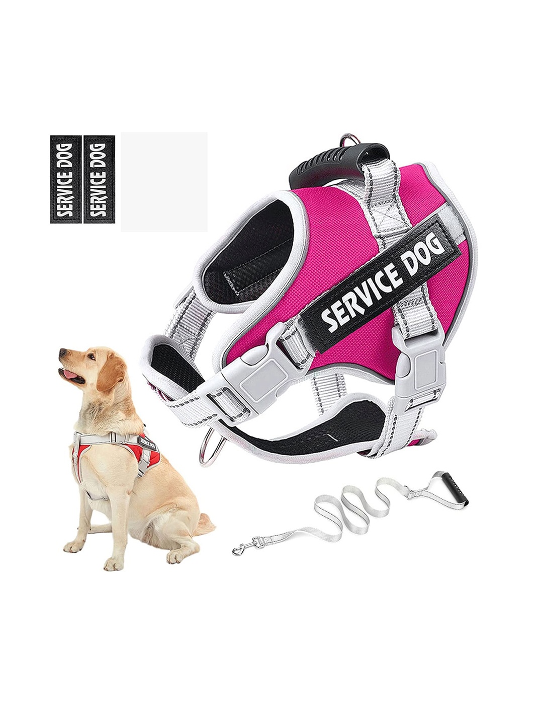 

Emily pets Textured Pet Harnesses, Pink