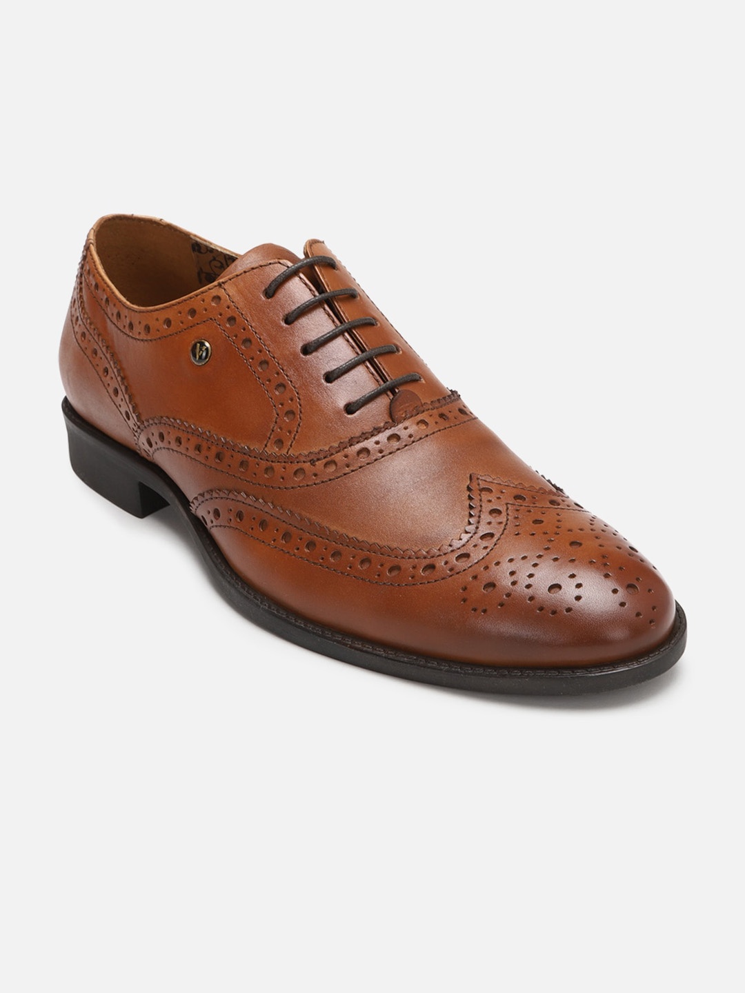 

Van Heusen Men Lace-Ups Leather Brogues, Brown