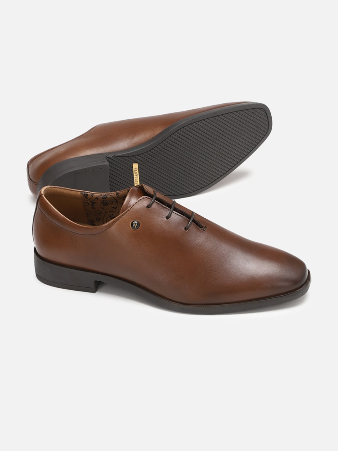 

Van Heusen Men Lace-Ups Leather Oxfords, Brown