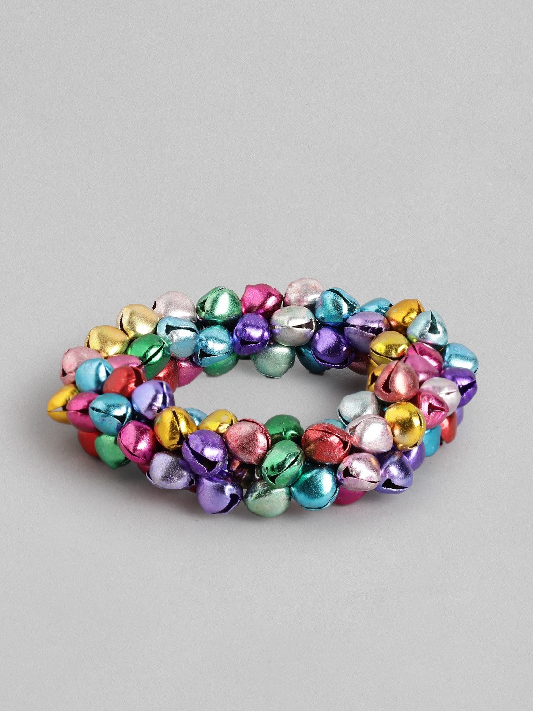 

Rang Gali Women Multicoloured Antique Silver-Plated Bracelet, Multi