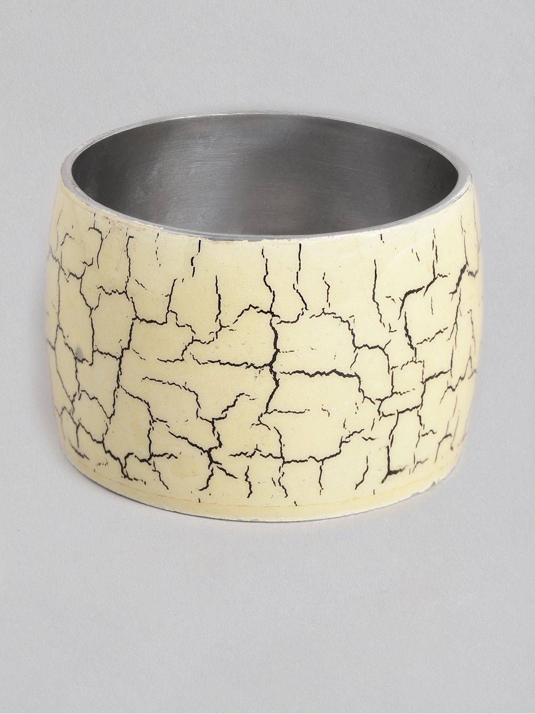 

Rang Gali Women Beige Hand Painted Brass-Plated Kada Bracelet