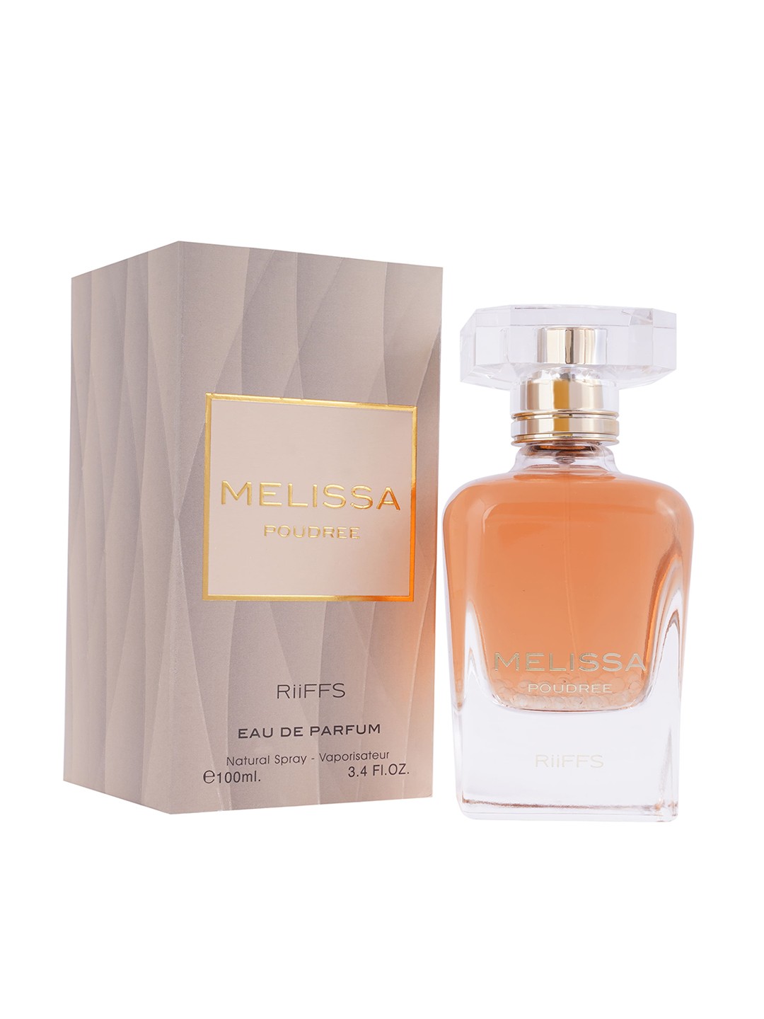 

RIIFFS Women Melissa Poudree Long Lasting Eau De Parfum - 100 ml, Brown